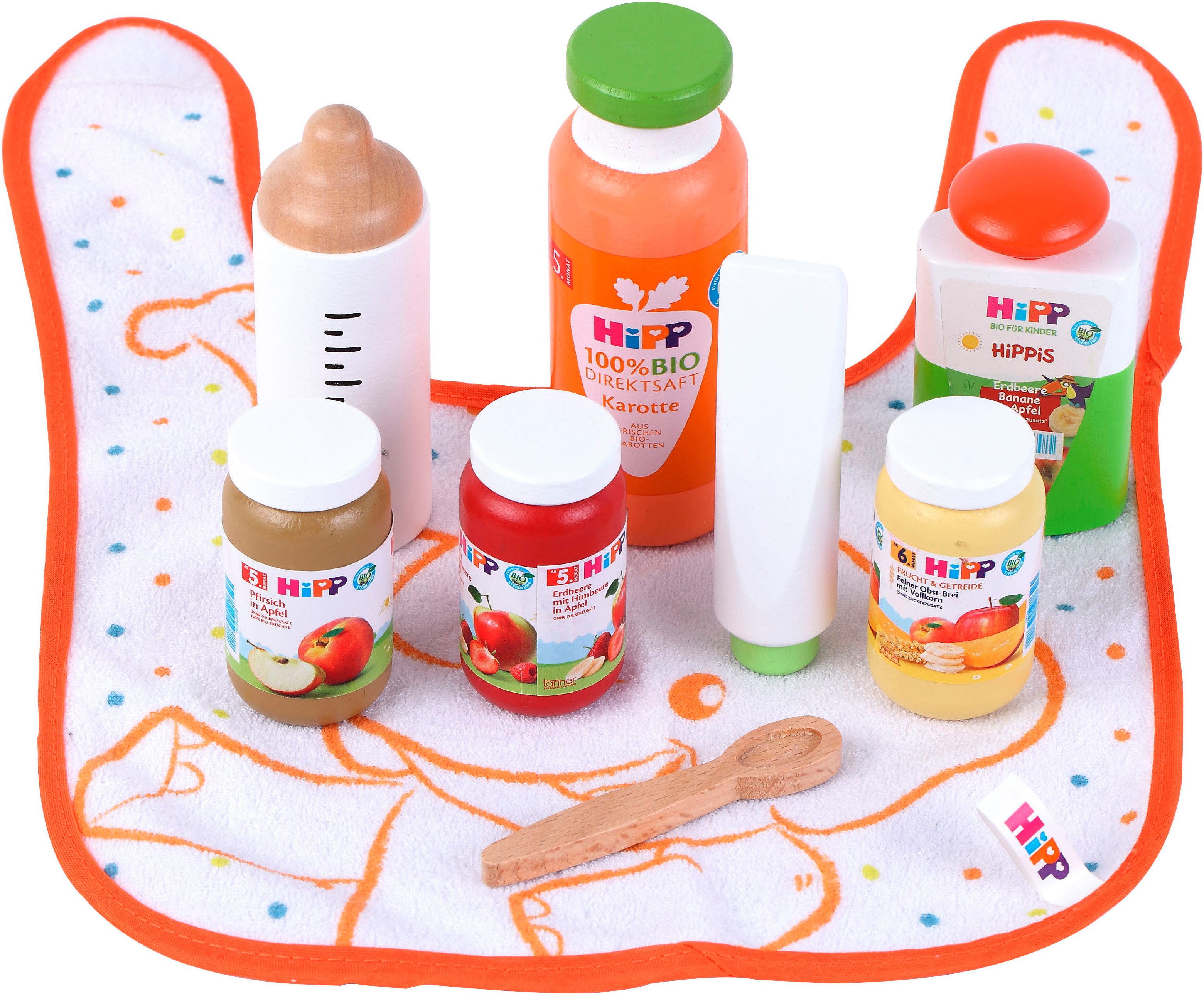 Tanner Kaufladensortiment Hipp Baby Set mit viel Zubehör