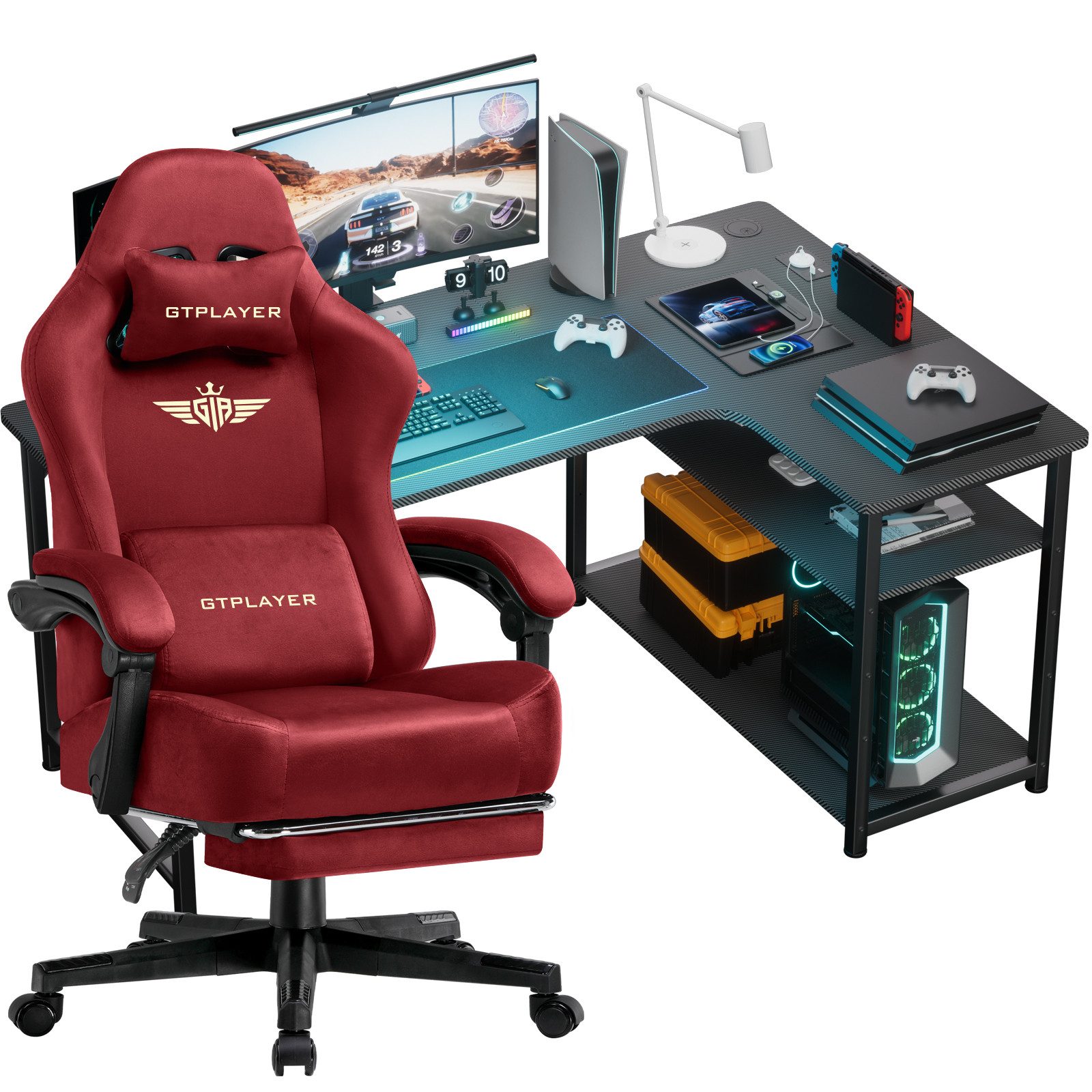 GTPLAYER Gamingtisch Gaming Tisch + Gaming günstig online kaufen