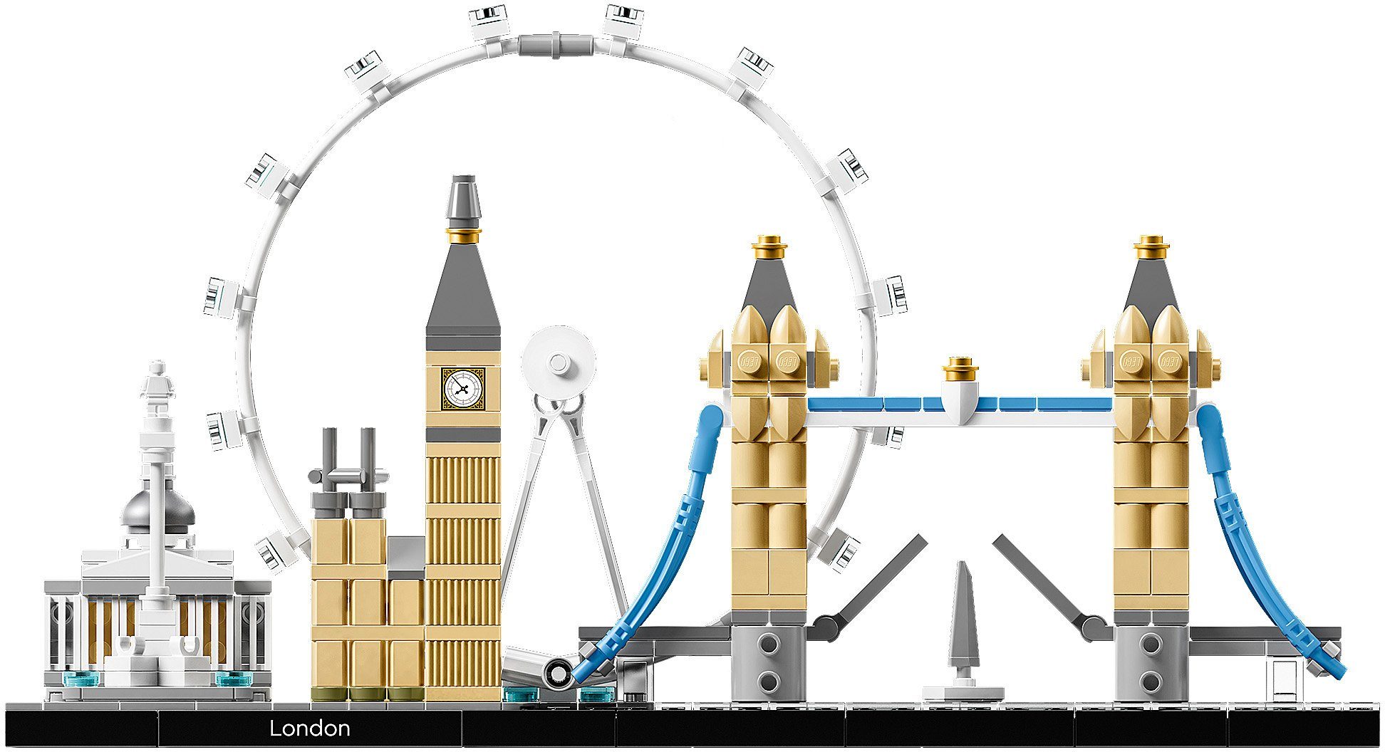 LEGO® London (21034), LEGO® Architecture Konstruktionsspielsteine, (468 St), Made in Europe