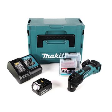 Makita Akku-Multifunktionswerkzeug DTM 51 RF1JX2 Akku Multifunktionswerkzeug 18 V + 1x Akku 3,0 Ah + Lad