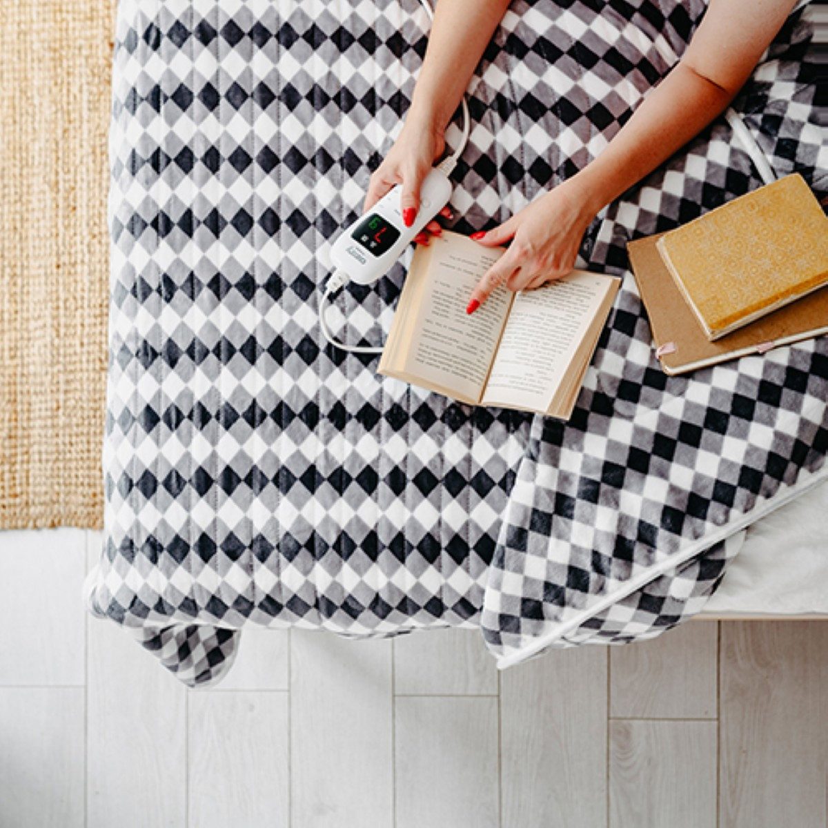 Camry Heizdecke CR 7442 Flauschige Heizdecke 160 x 180 cm für 1 Person - 7 Heizstufen, 1-tlg.