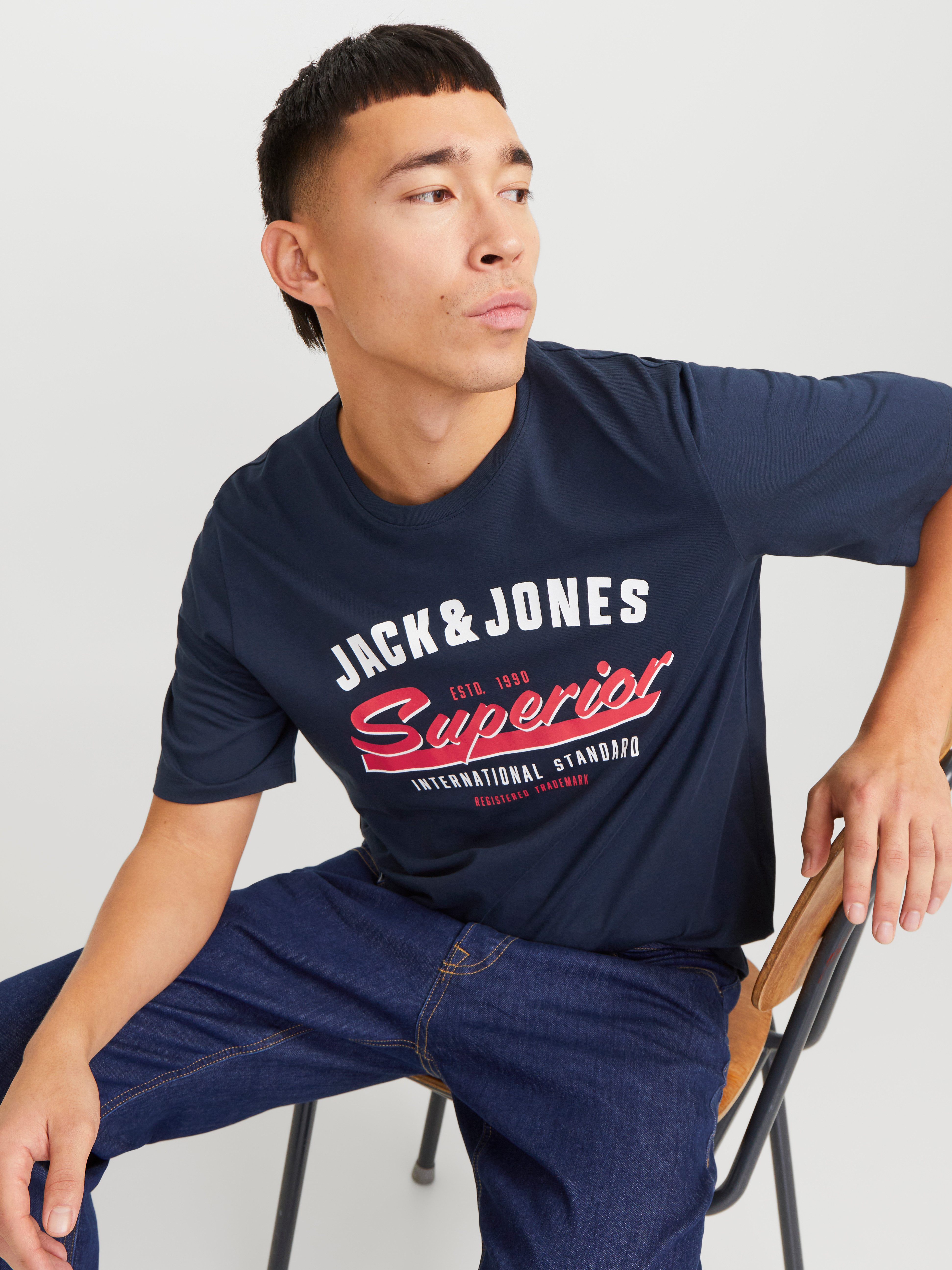 Jack & Jones Rundhalsshirt JJELOGO TEE günstig online kaufen