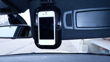 L & P Car Design Antirutschmatte Auto Haftpad Ablage iPhone Samsung Handy-Halterung, (1 Stück, 1-tlg., kompatibel mit vielen Smartphones)
