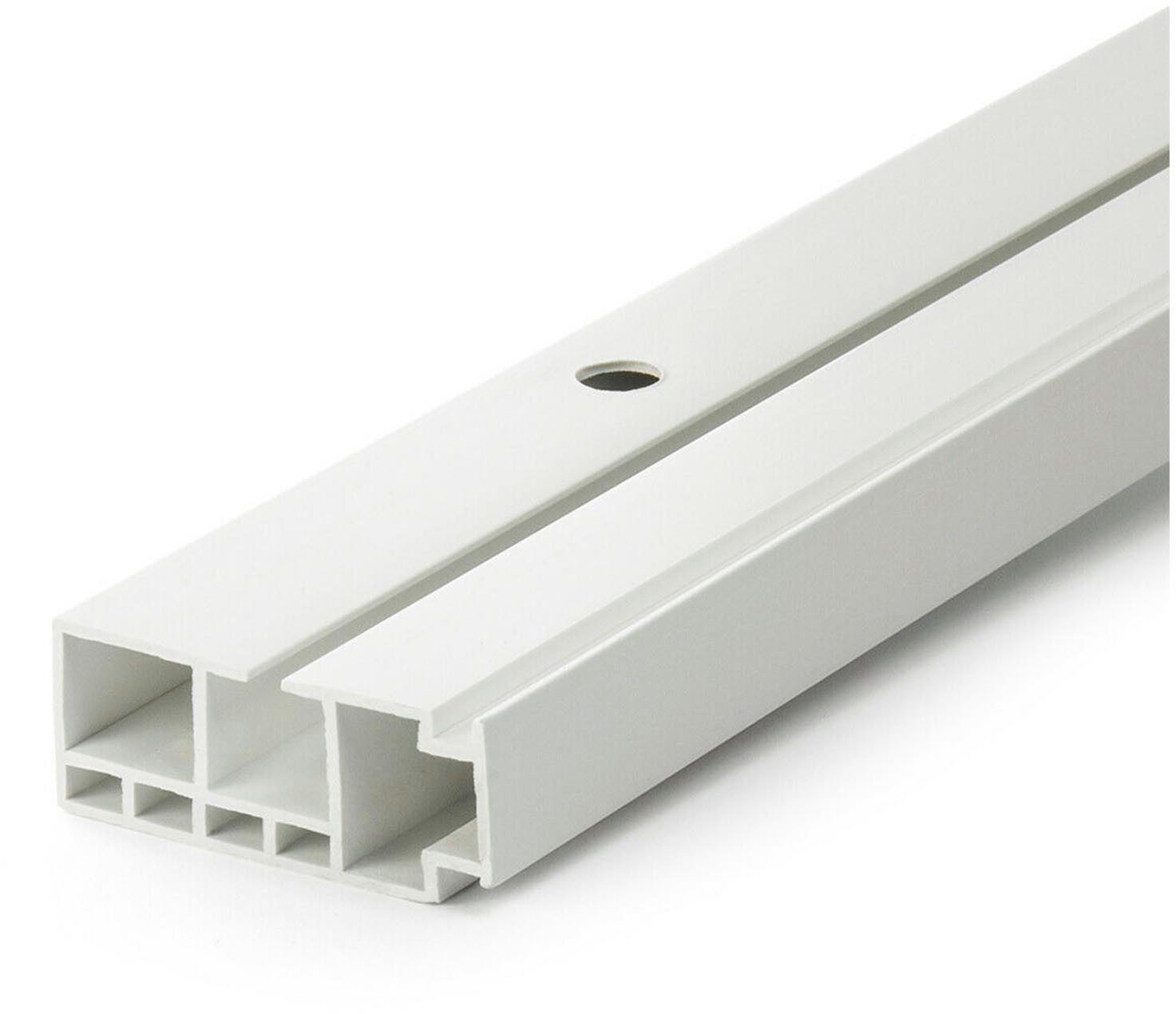 SN DECO GROUP Gardinenschiene Vorhangschiene SH (1), 1-läufig, Fixmaß, mit Bohren, verschraubt, Kunststoff – Bild 3 von 5