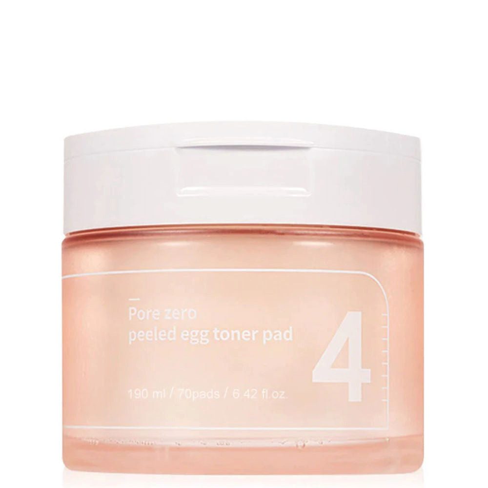 numbuzin Toner Numbuzin, No.4 Pore Zero Peeled Egg Toner Pad – 70 Pads - 190 ml