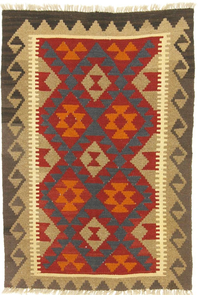 Orientteppich Kelim Maimane 98x143 Handgewebter Orientteppich, Nain Trading, rechteckig, Höhe: 3 mm