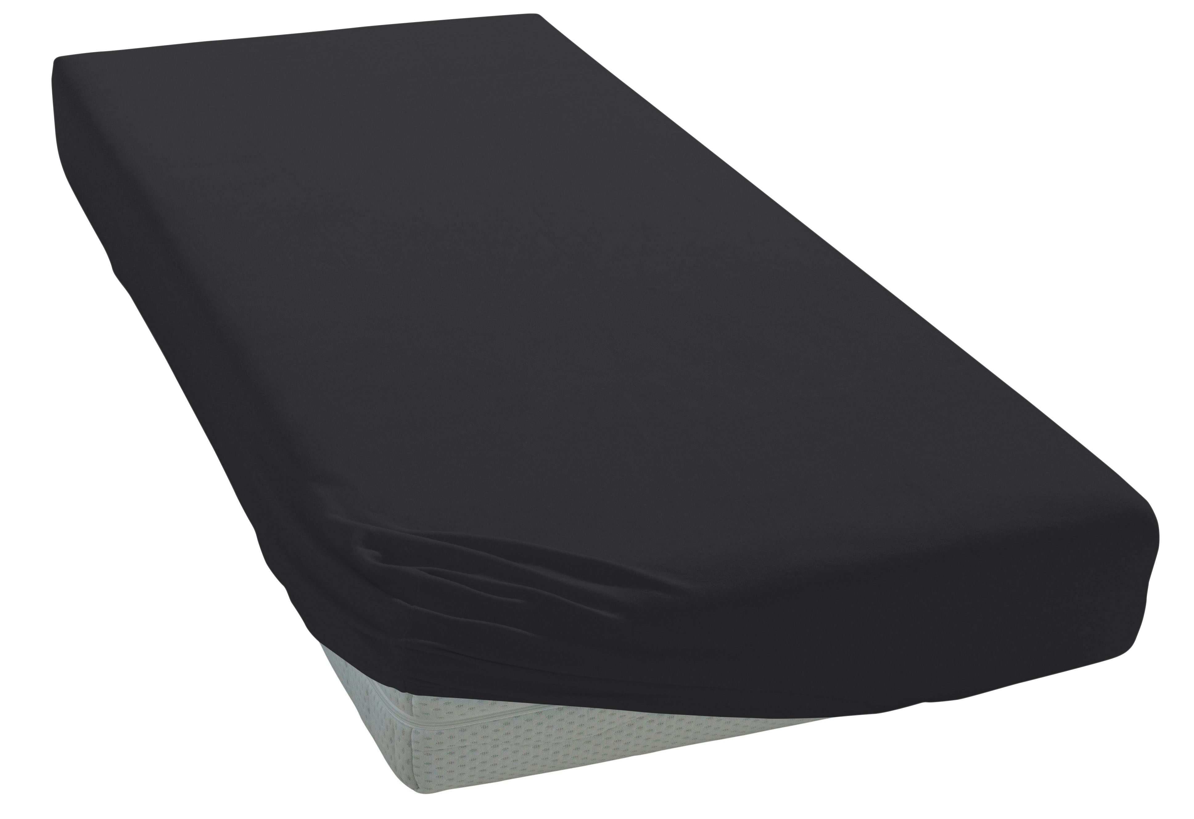 OTTO home Spannbettlaken Cremona für Matratzen von 20-25 cm Höhe, Jersey (145 g/m), Gummizug: rundum, (1 Stück), Bettlaken aus 96% Baumwolle & 4% Elasthan, in Basic & Premium Qualität