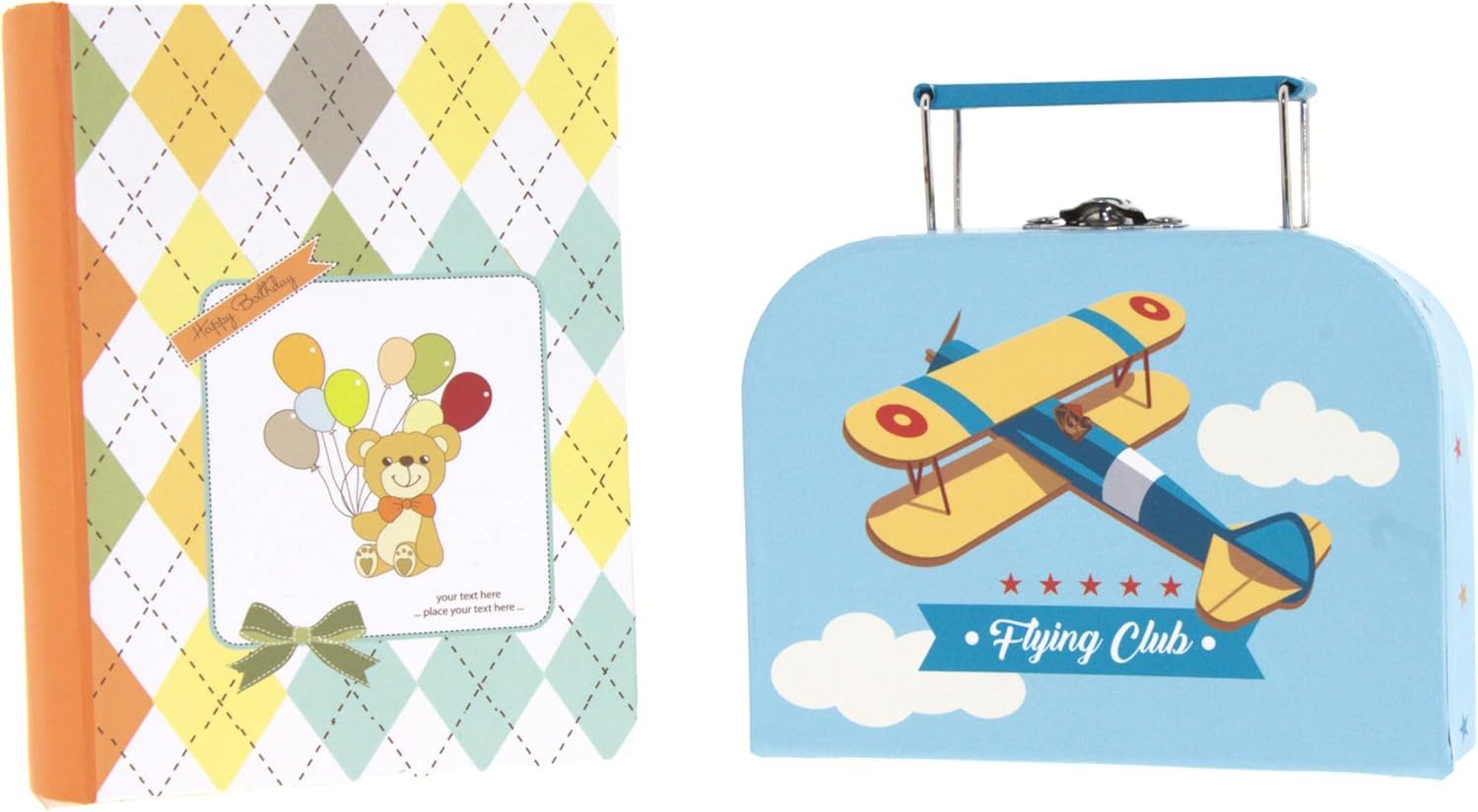 hausleben Aufbewahrungsbox Kinder Bundle, – Koffer & Geheimversteck im Buch für kleine Schätze