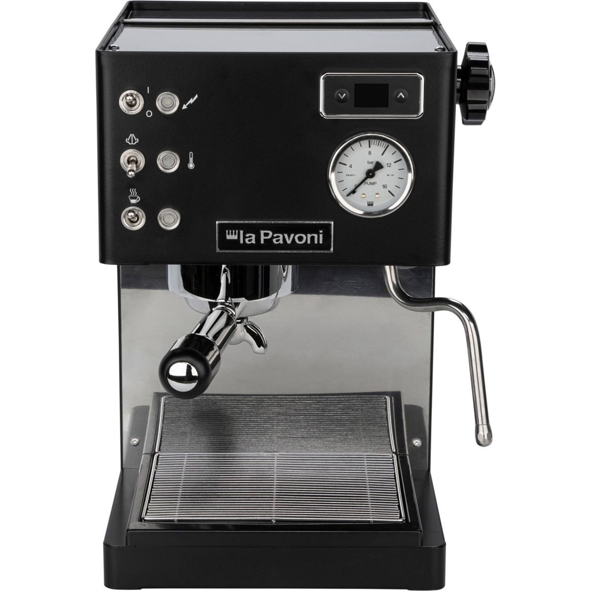 La Pavoni Siebträgermaschine Casa Bar PID schwarz- matt