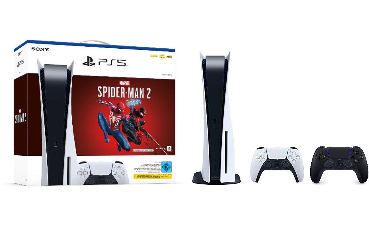 Nach und nach treffen neue Produkte ein! Playstation 5 Disk Marvel's (schwarz) inkl. Spider-Man Edition Spider-Man + 2) 2. Controller Marvel's 2 (inkl. Bundle