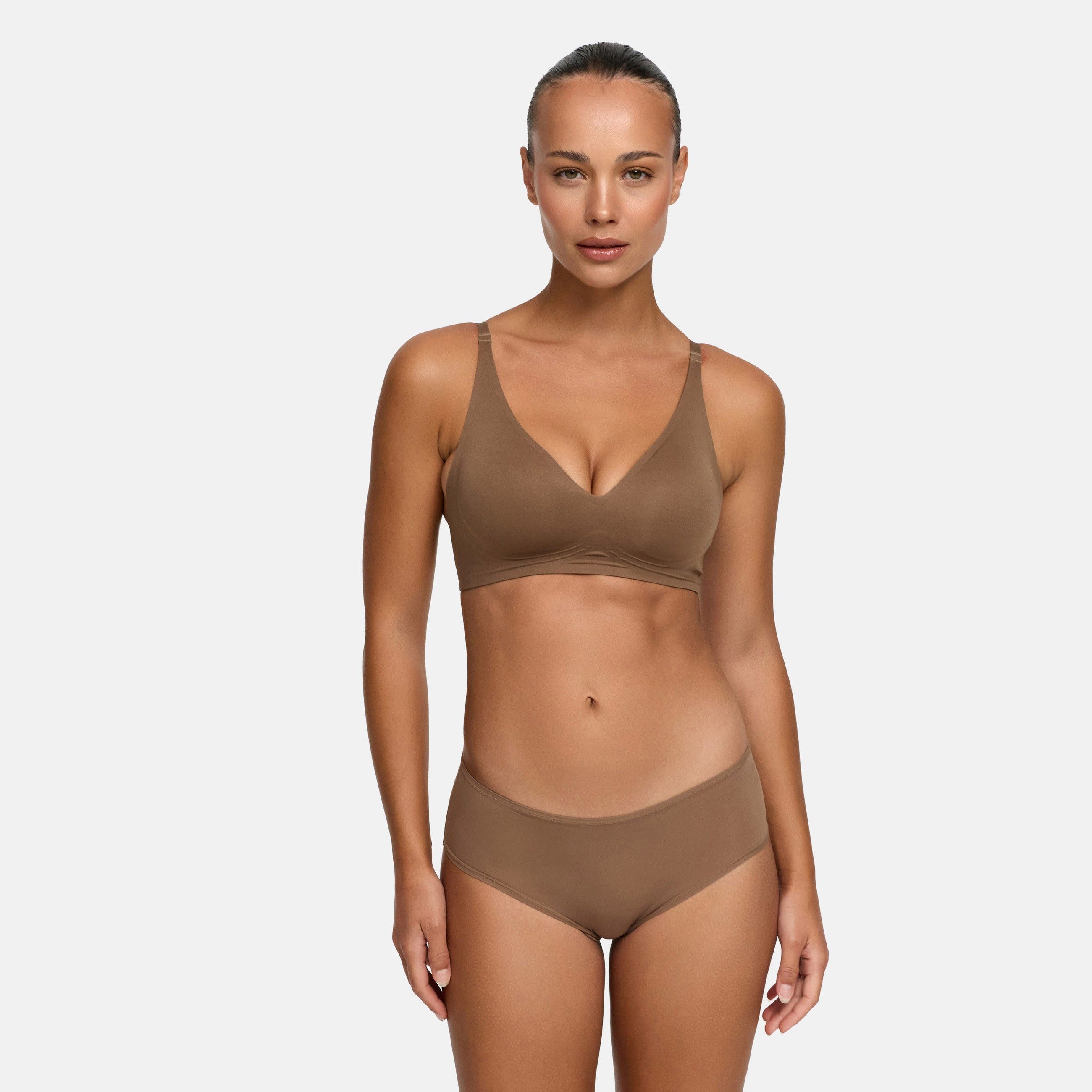 Bügelloser BH Comfort Push-Up BH-Caramel-XL