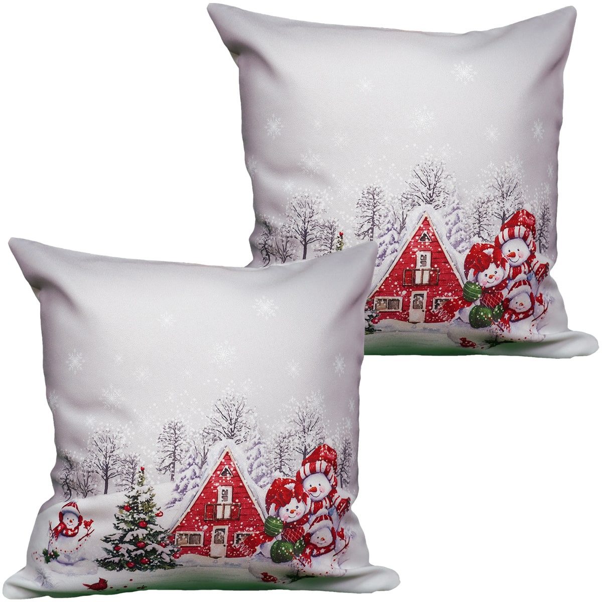 matches21 HOME & HOBBY Kissenbezüge Kissenhüllen JUNA 2er Set 40x40 cm mit günstig online kaufen