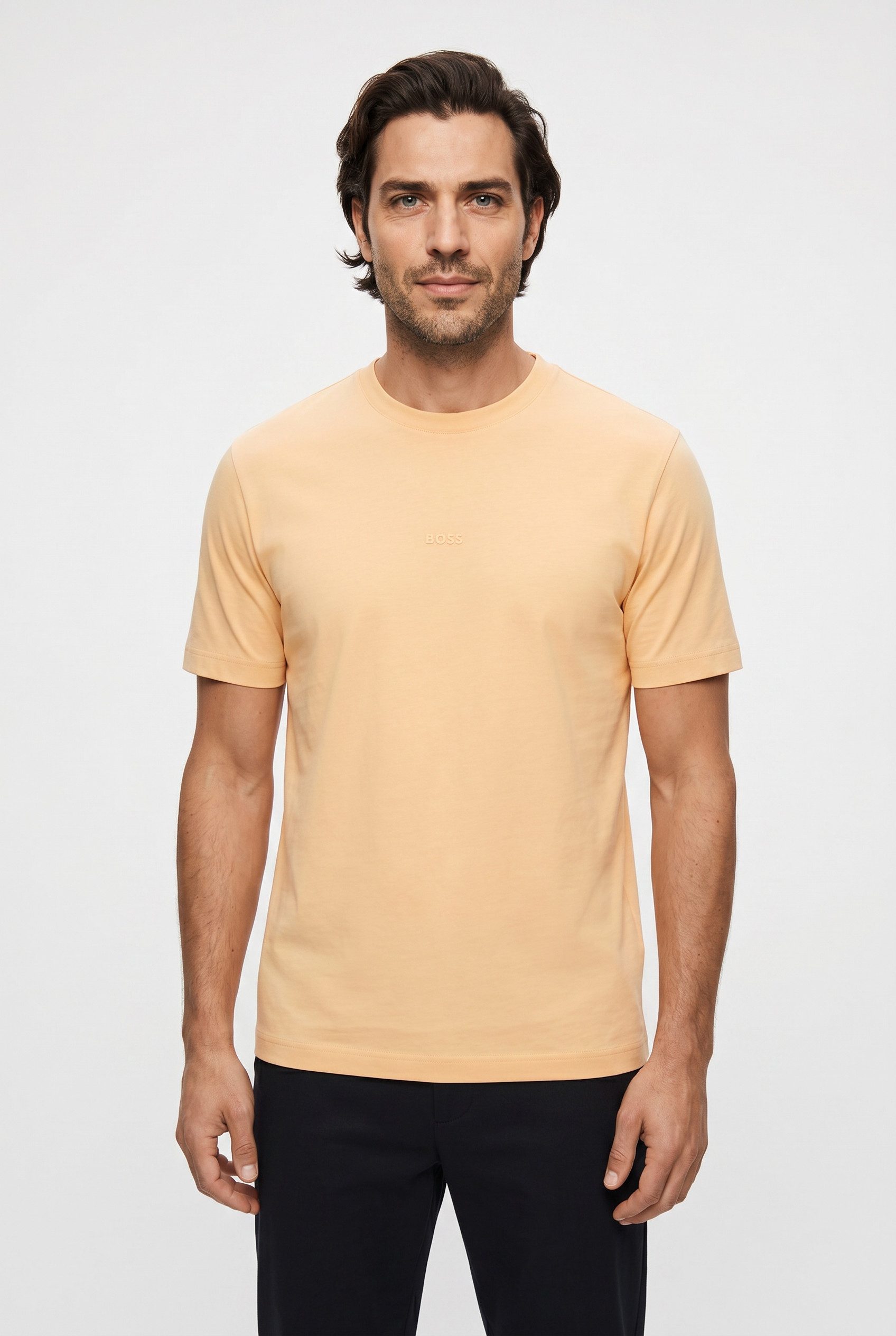 BOSS ORANGE T-Shirt TChup Relaxed Fit Stretch-Cotton-Jersey Rundhalsausschnitt