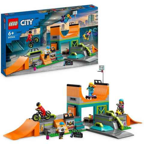 LEGO® Konstruktionsspielsteine Skaterpark (60364), LEGO® City, (454 St), Made in Europe