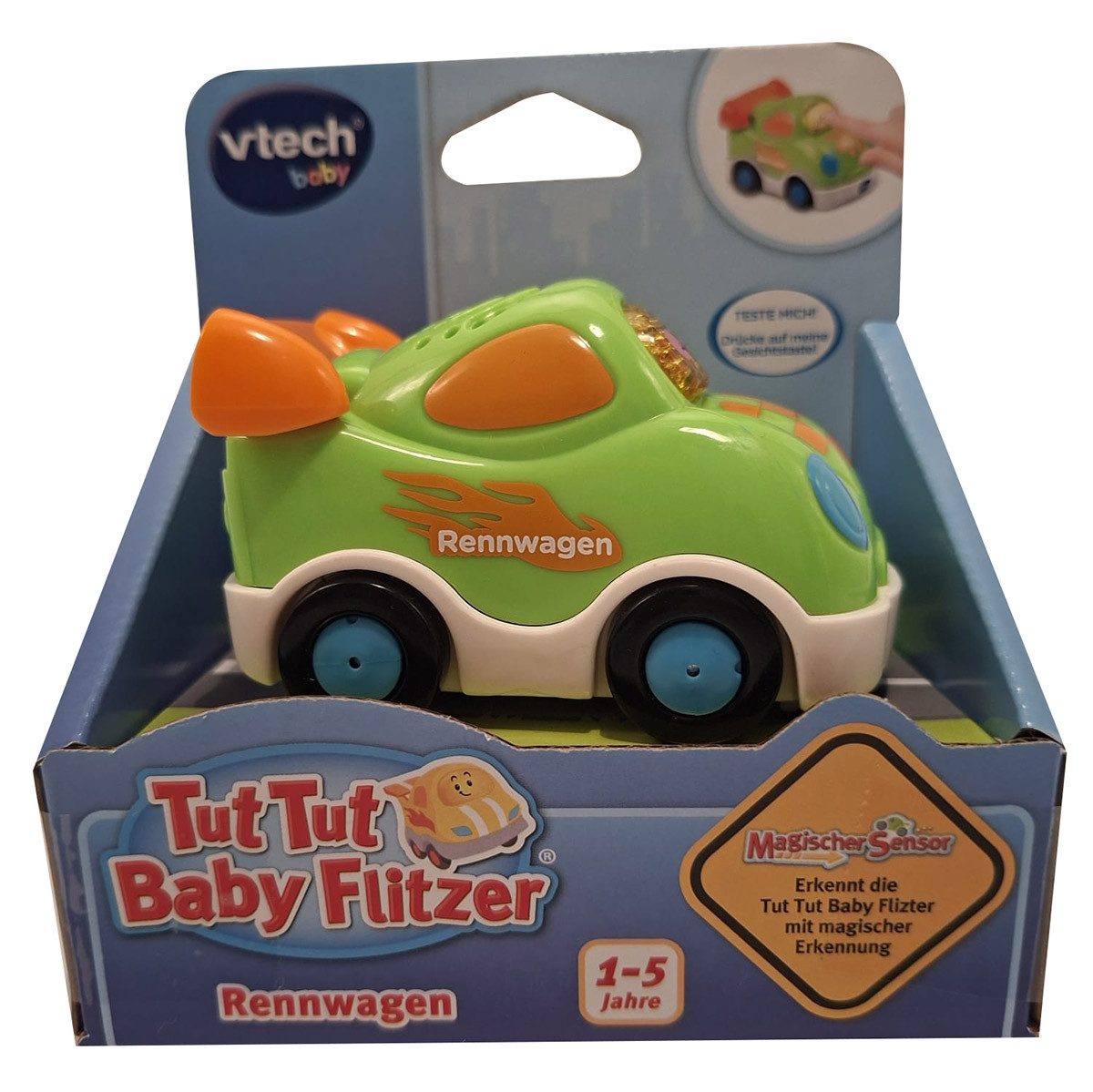 Vtech® Spielzeug-Auto Vtech Baby Tut Tut Baby Flitzer Rennwagen Babyspielzeug mit Musik