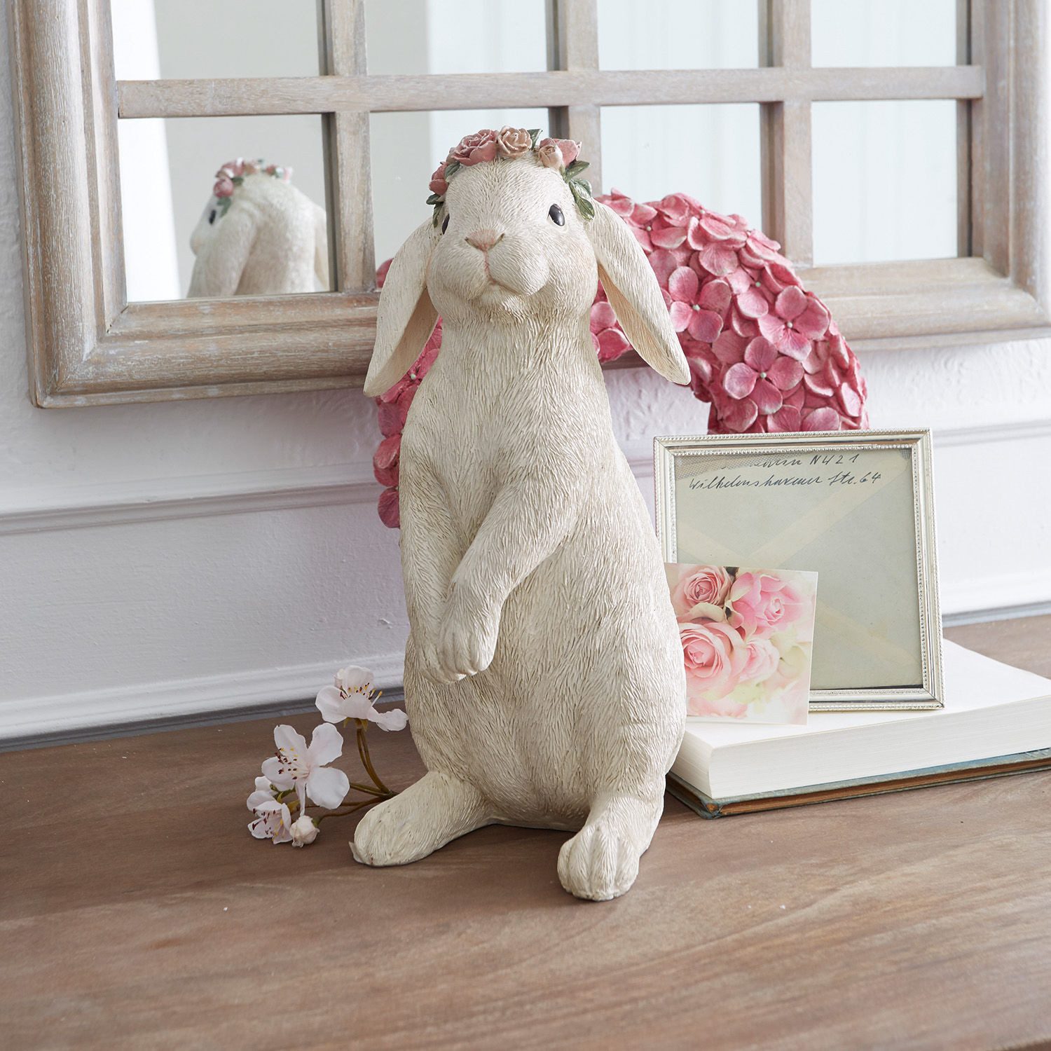Mirabeau Osterfigur Hase Sweety creme