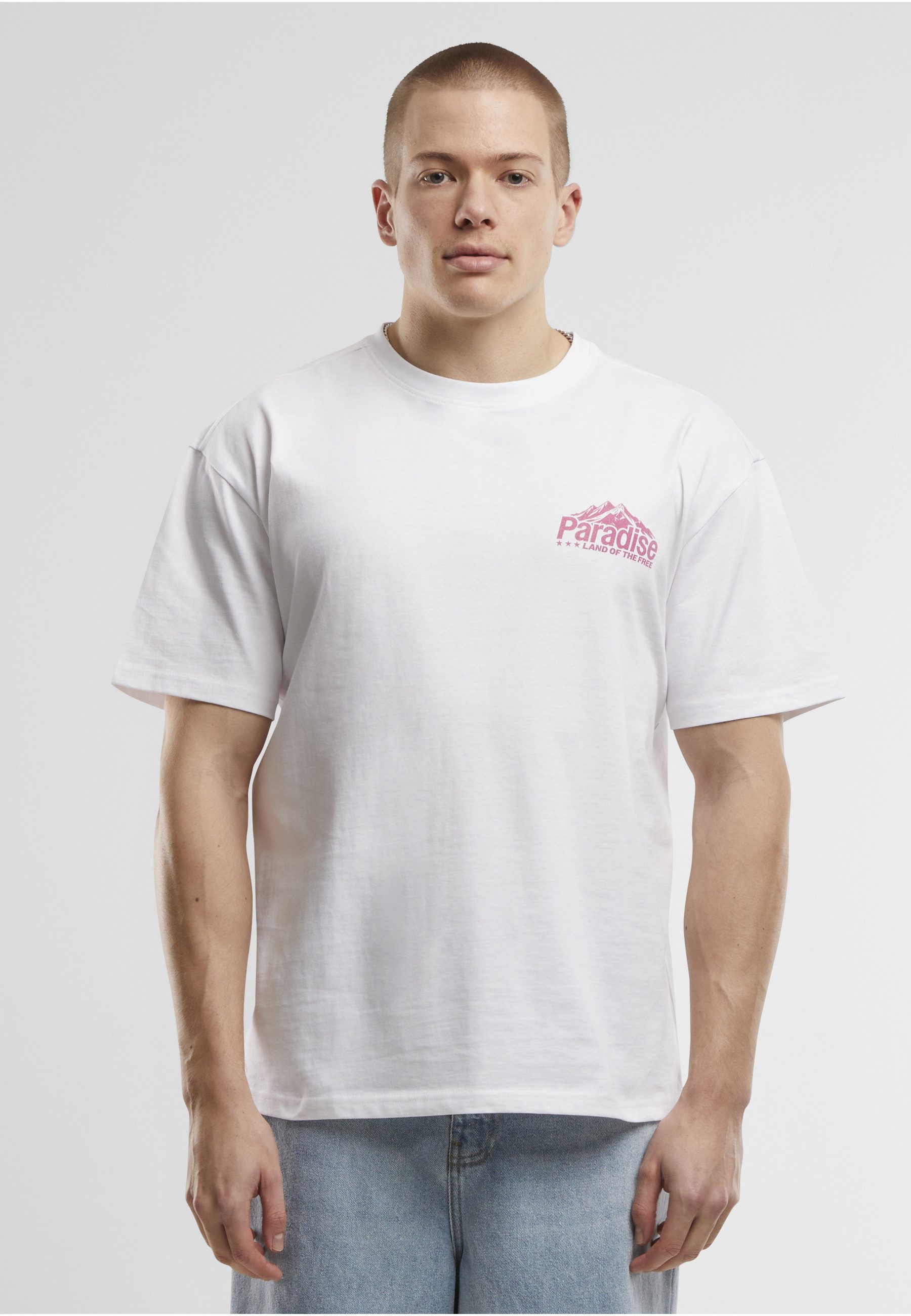 MisterTee T-Shirt MisterTee Paradise Land Oversize Tee (1-tlg)