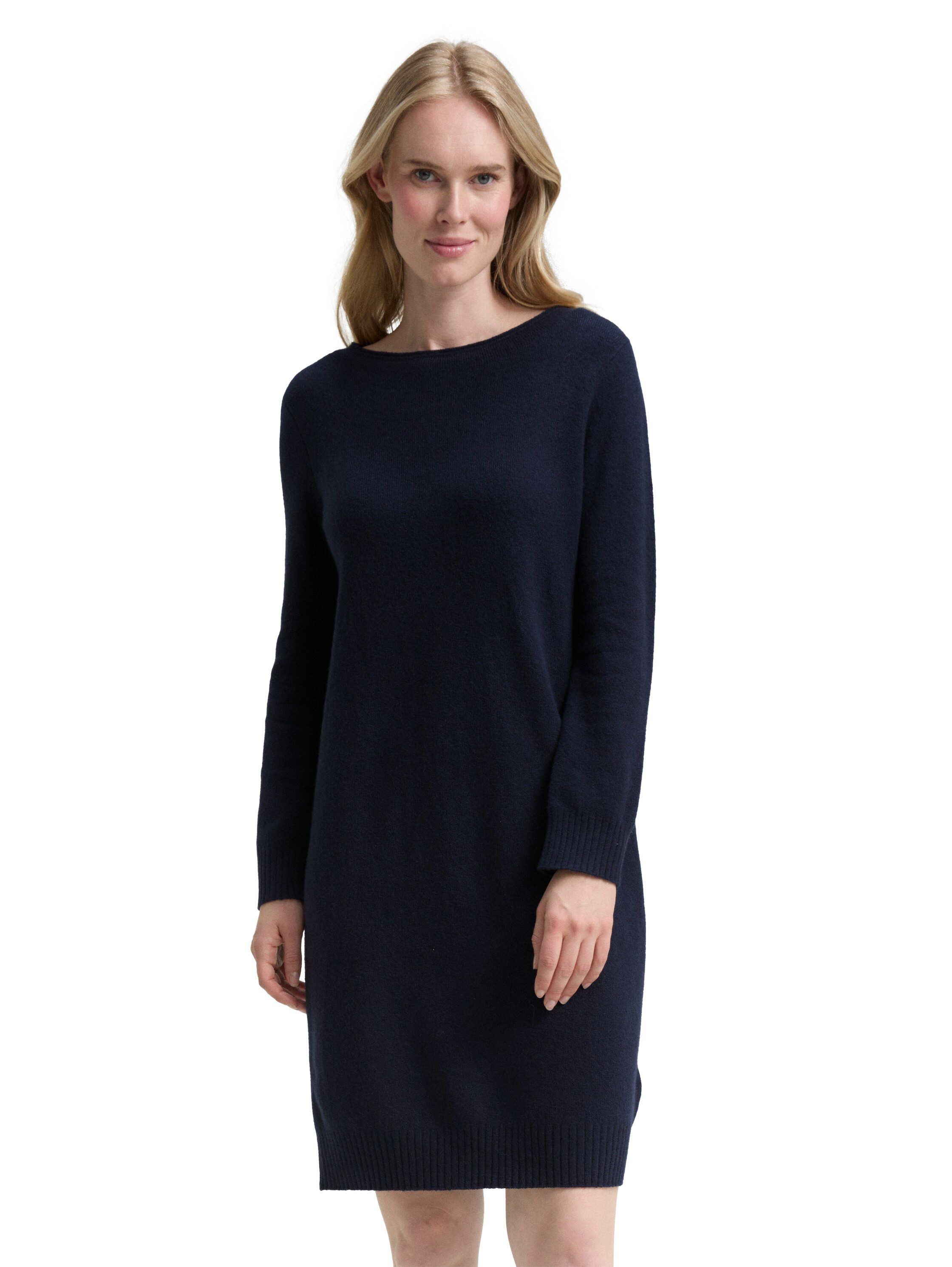 TOM TAILOR Strickkleid mit Rippbündchen günstig online kaufen