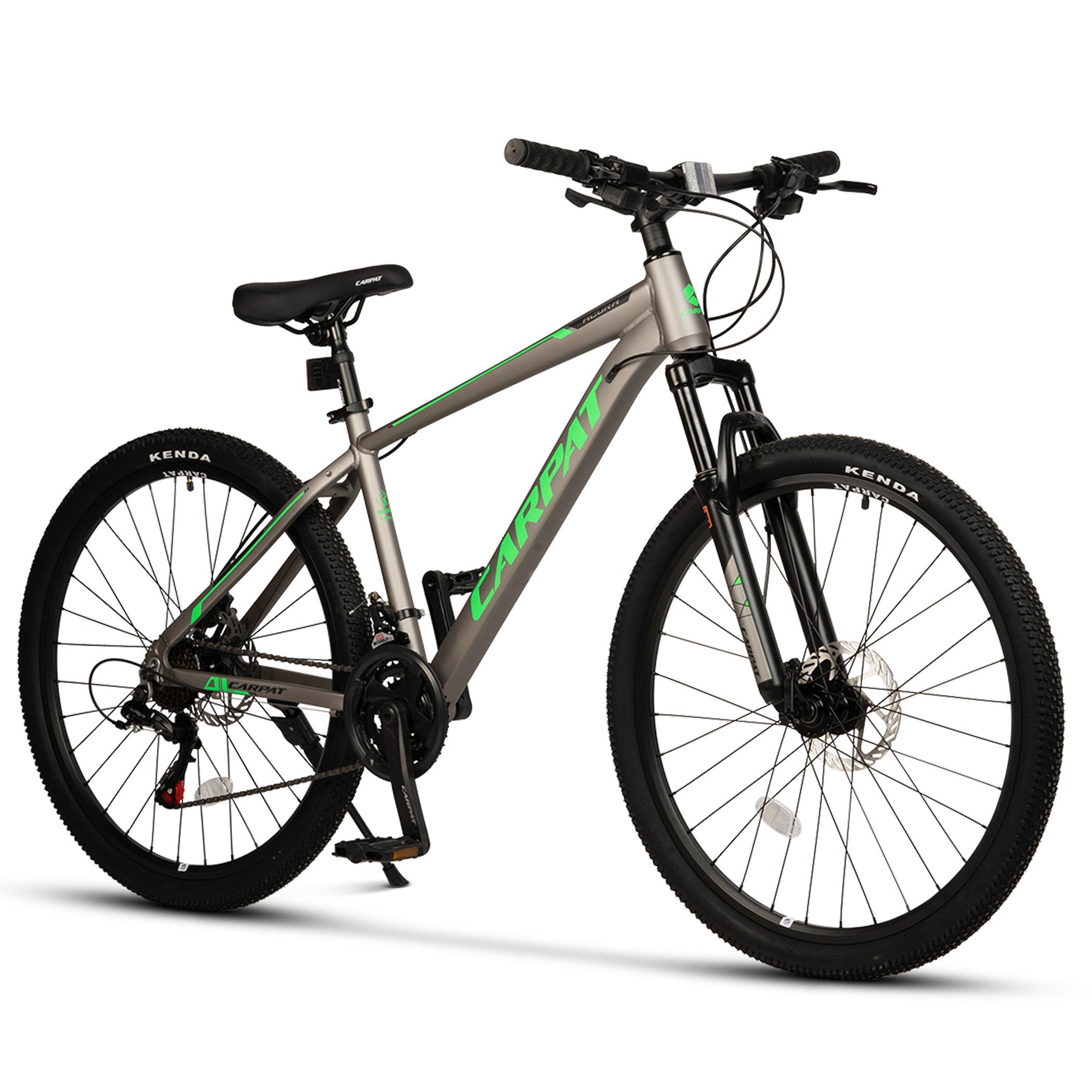 Velors Mountainbike 26 Zoll Fat Tire 4.0 MTB für Herren Damen und Jungen, 21 Gang Shimano, Kettenschaltung, (Aluminium Rahmen, hydraulische Scheibenbremse), MTB Hardtail Fahrrad