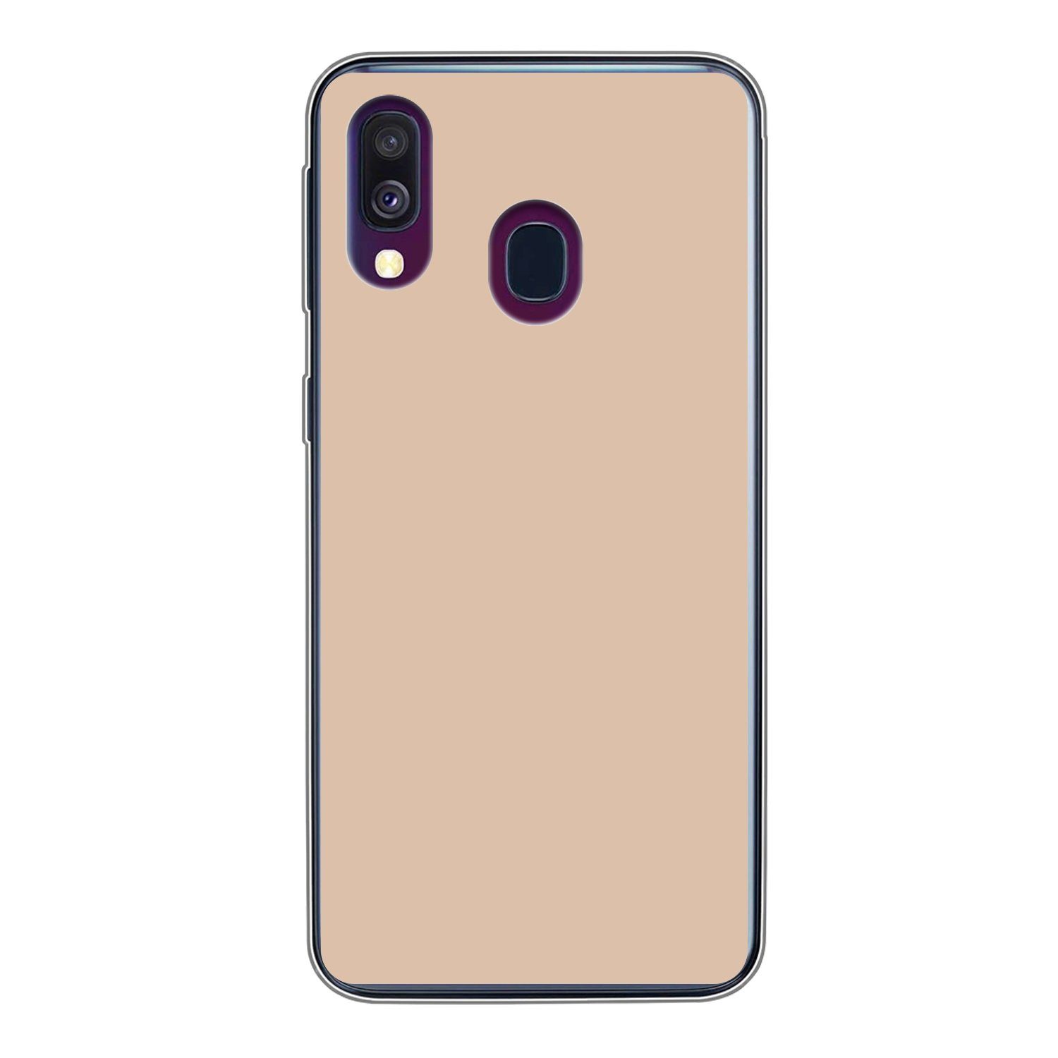 Handyhülle für Samsung Galaxy A40 Beige - Farben - Unifarben