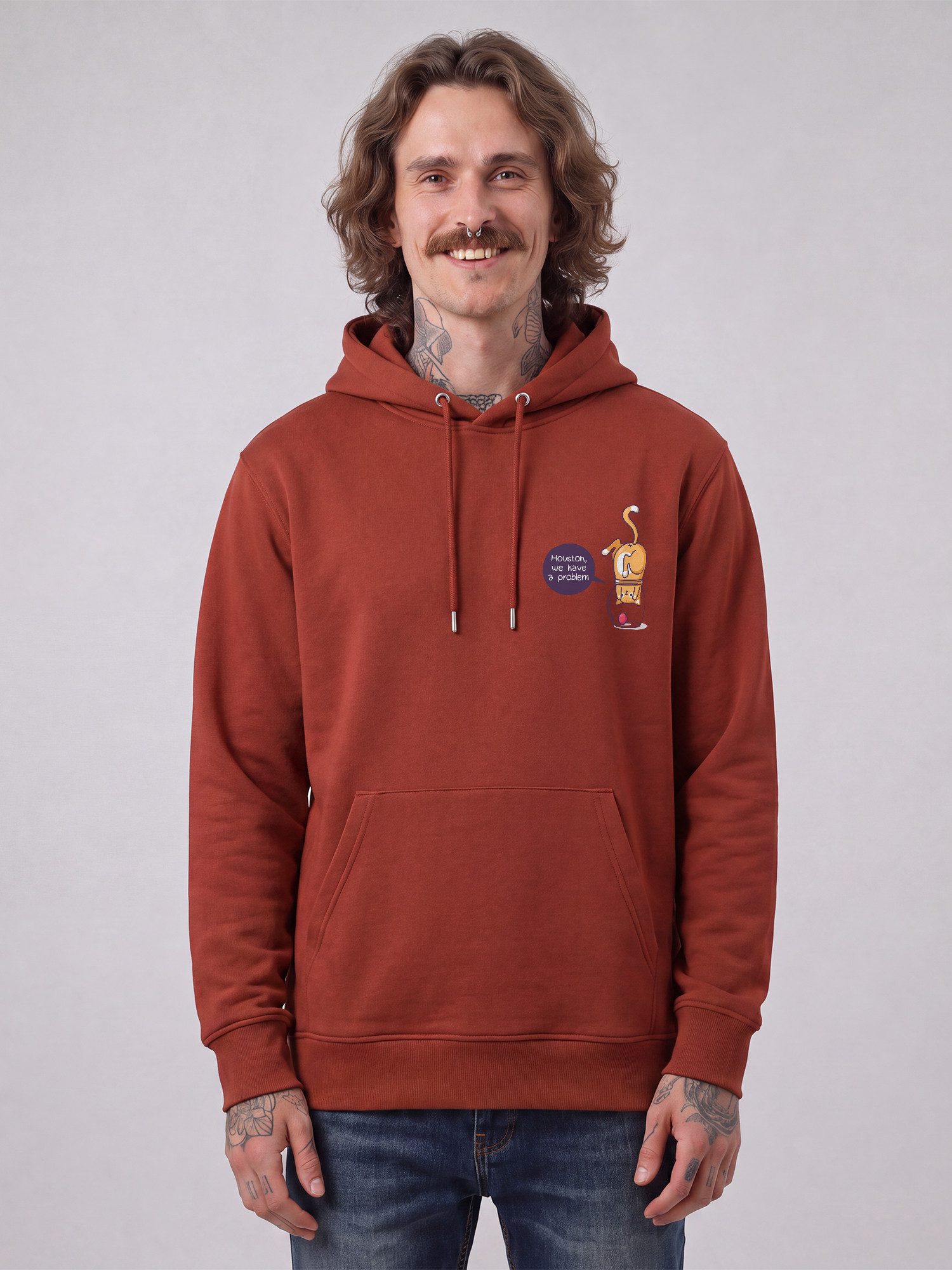 wat? Apparel Hoodie Funny Cat