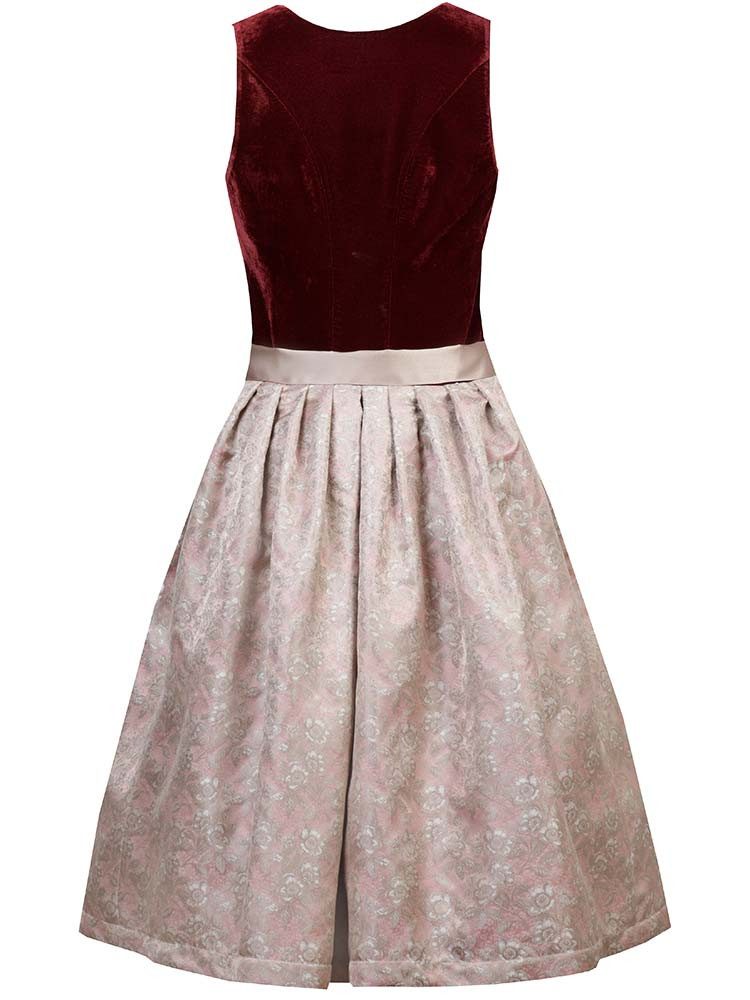 MarJo Dirndl Dirndl Fenja 65er Länge rot