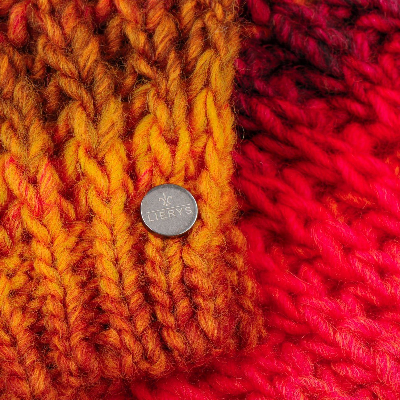 Strickschal, (1-St), Made Damenschal, in pink-orange Lierys Germany