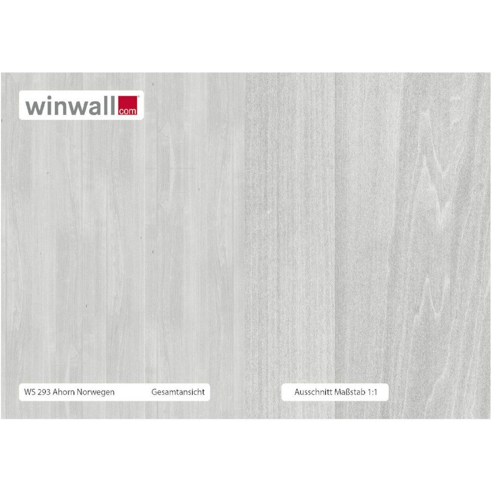 winwall Duschrückwand Duschrückwände ALU-Verbundplatte Dekor Ahorn, (1-tlg)