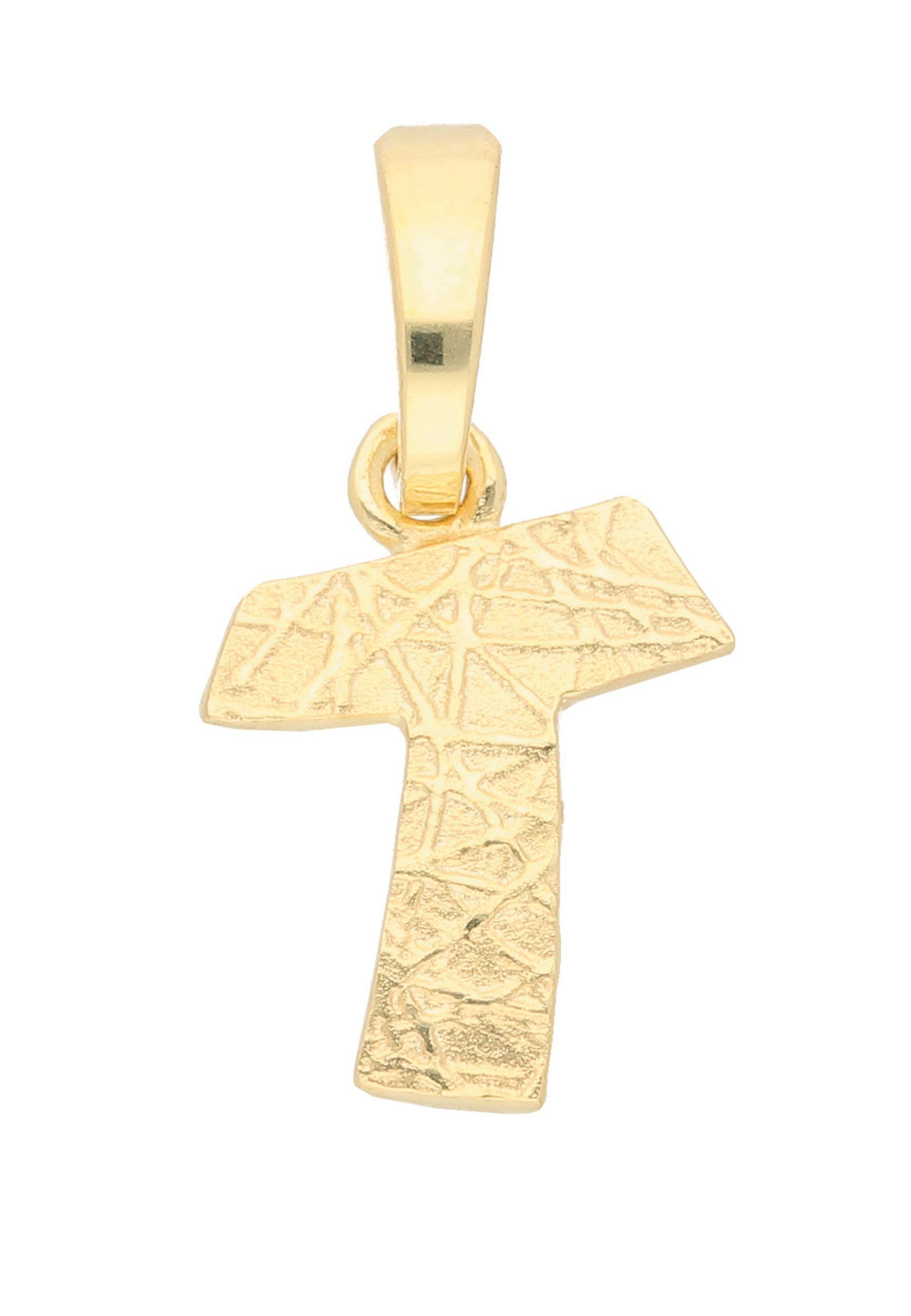 Buchstabenanhänger Damen & Herren 333 Gold Buchstabenanhänger T