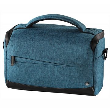 Hama Kameratasche Kamera-Tasche Trinidad 135 Foto-Tasche Universal Blau, Case Schultergurt Tragegriff Zubehör-Fächer Digitalkamera Systemkamera