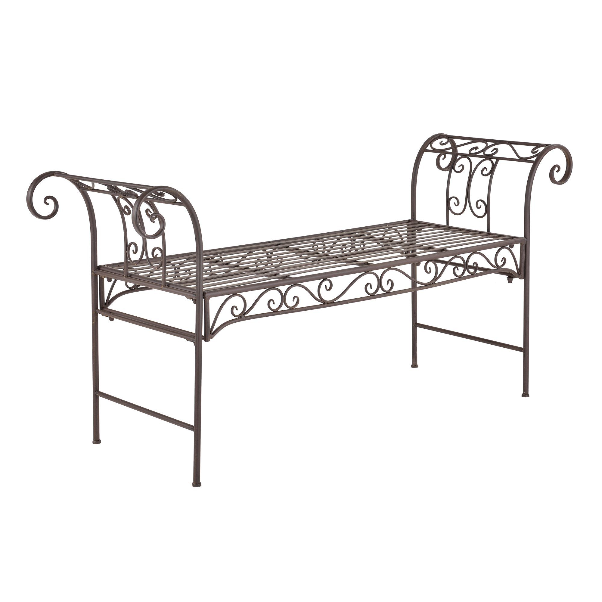 en.casa Gartenbank, »Cossila« Parkbank Sitzbank 70x147x46cm günstig online kaufen