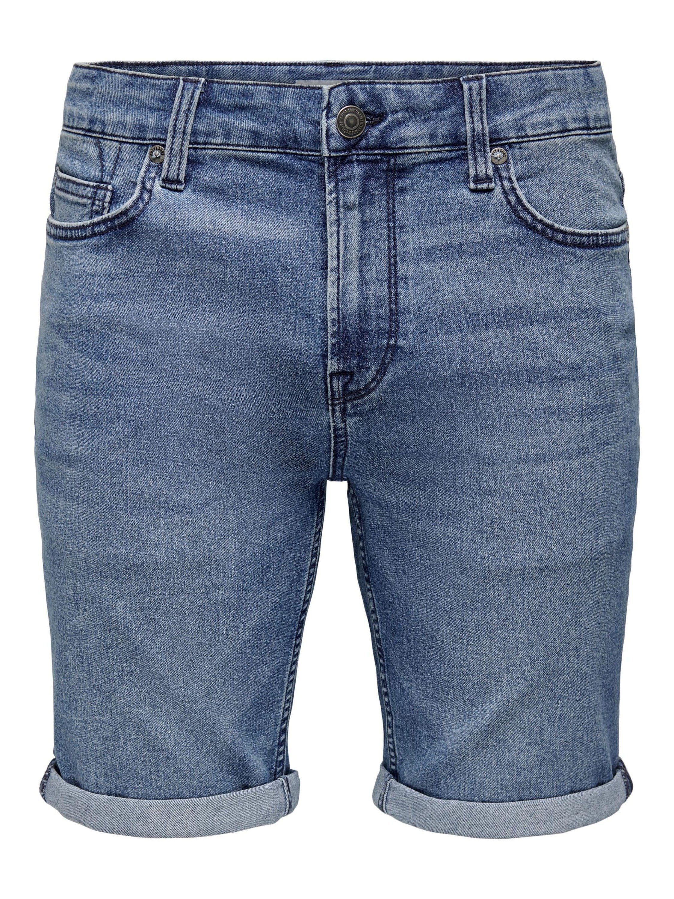 Ply & SONS ONLY Jeansshorts (1-tlg)