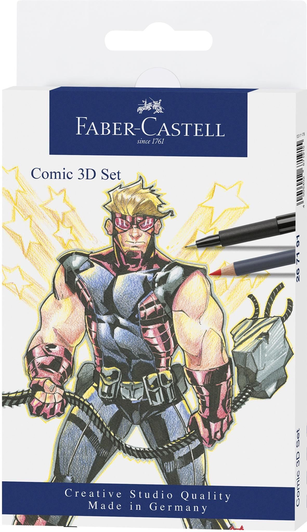 Faber-Castell Malstift Faber Castell Tuschestift Pitt Artist Pen 11er Comic