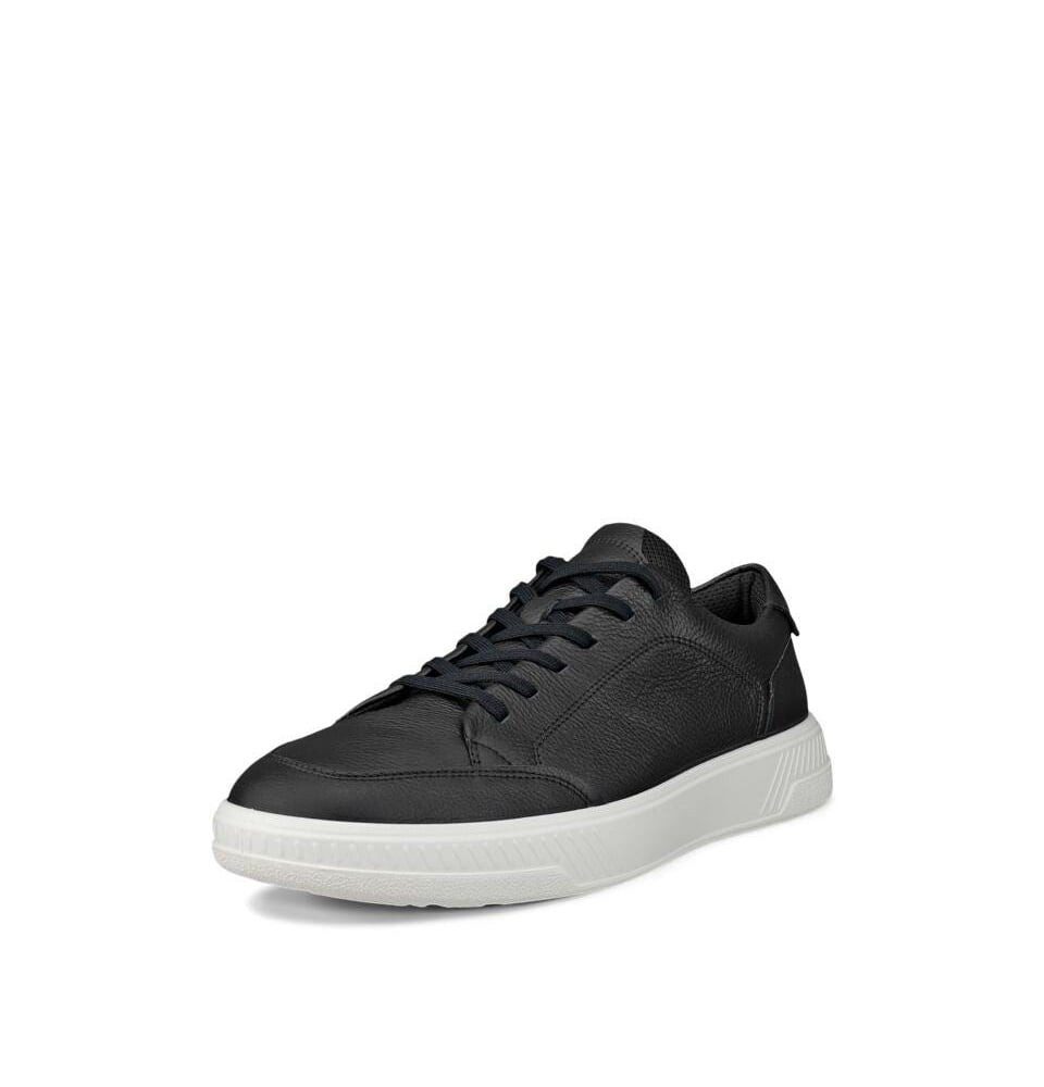 Ecco Move (Vollnarbenleder) schwarz/weiss Herren Sneaker