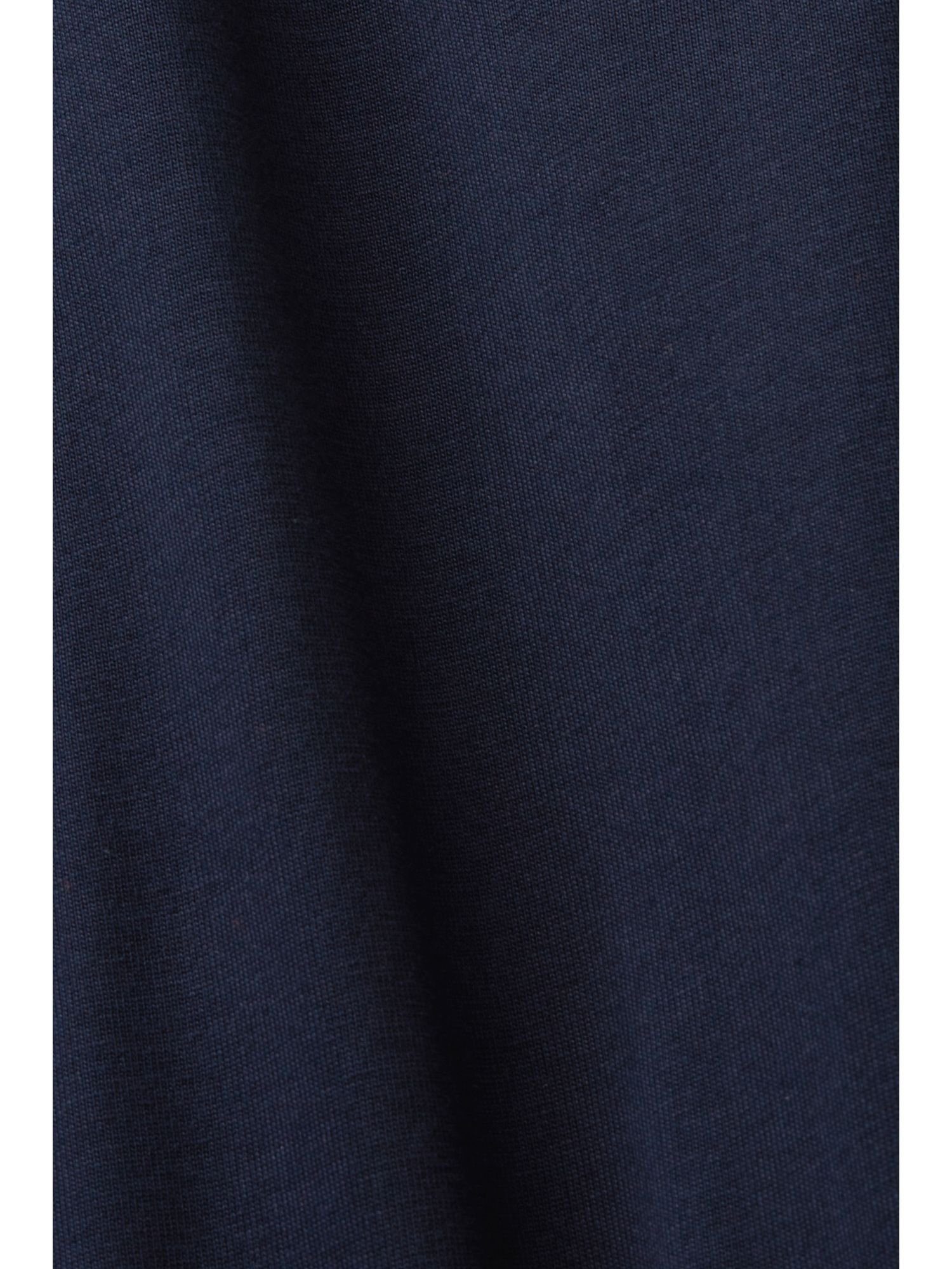 edc by 100 % T-Shirt (1-tlg) Jersey-T-Shirt, Baumwolle Esprit NAVY Bedrucktes