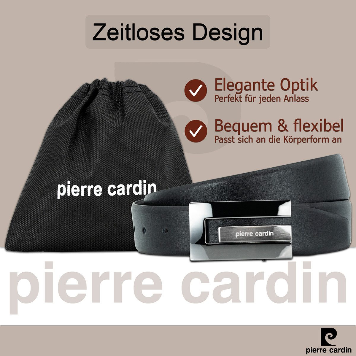 Pierre Cardin Ledergürtel