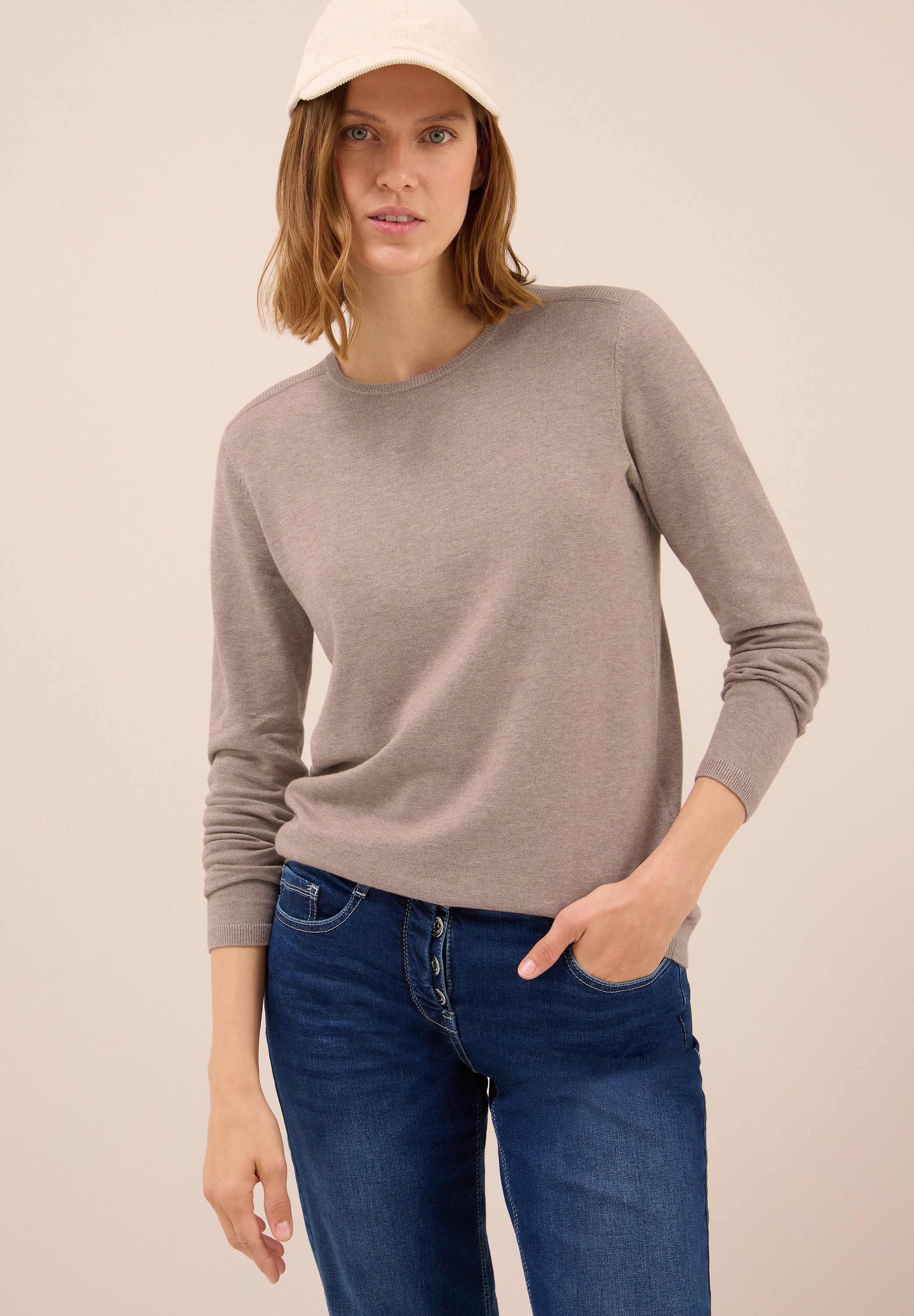 CECIL Strickpullover mit feinem Detail an günstig online kaufen