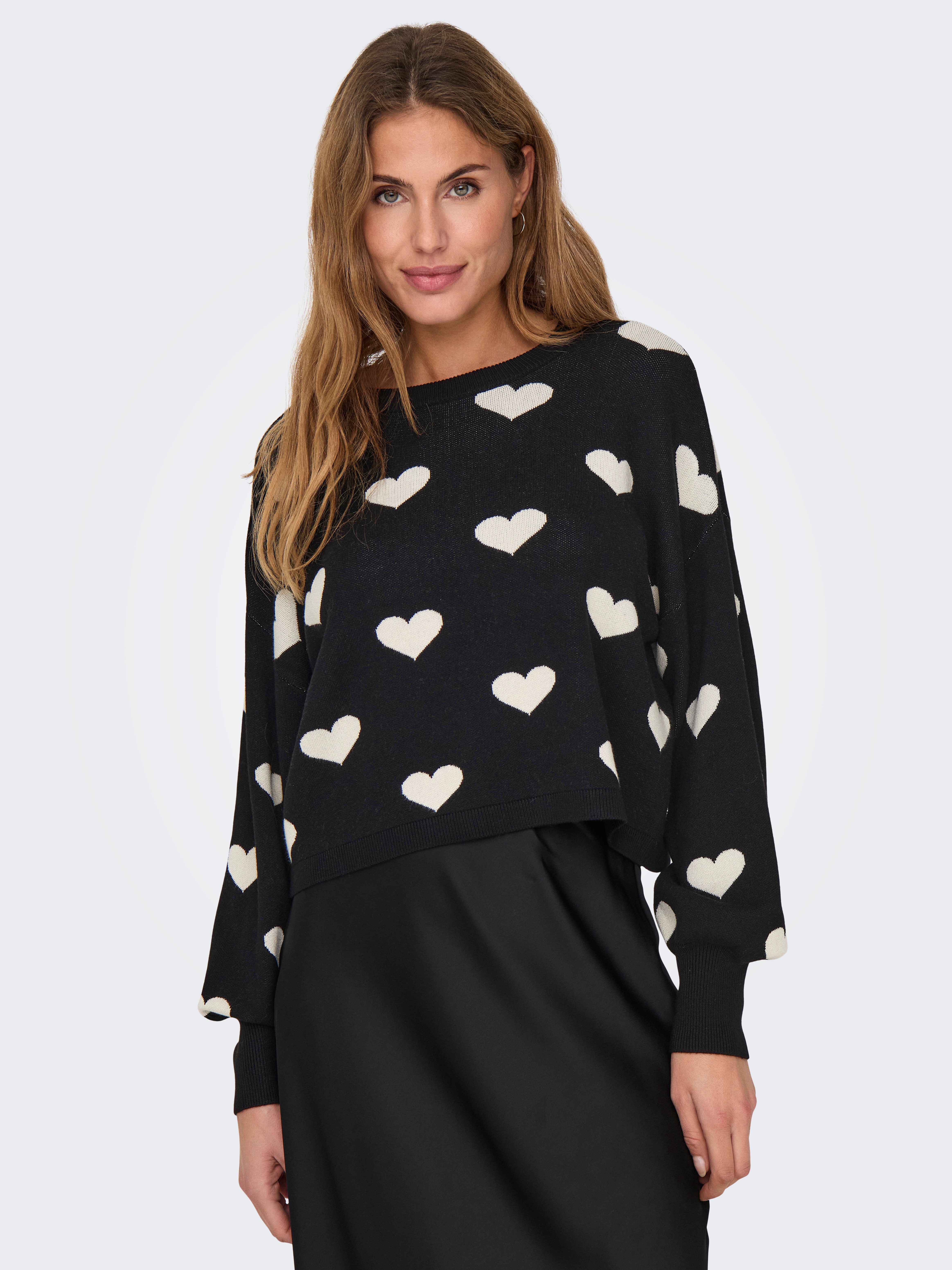 ONLY Strickpullover ONLMONTANA LS JQ O-NECK CC KNT mit Rippbündchen günstig online kaufen