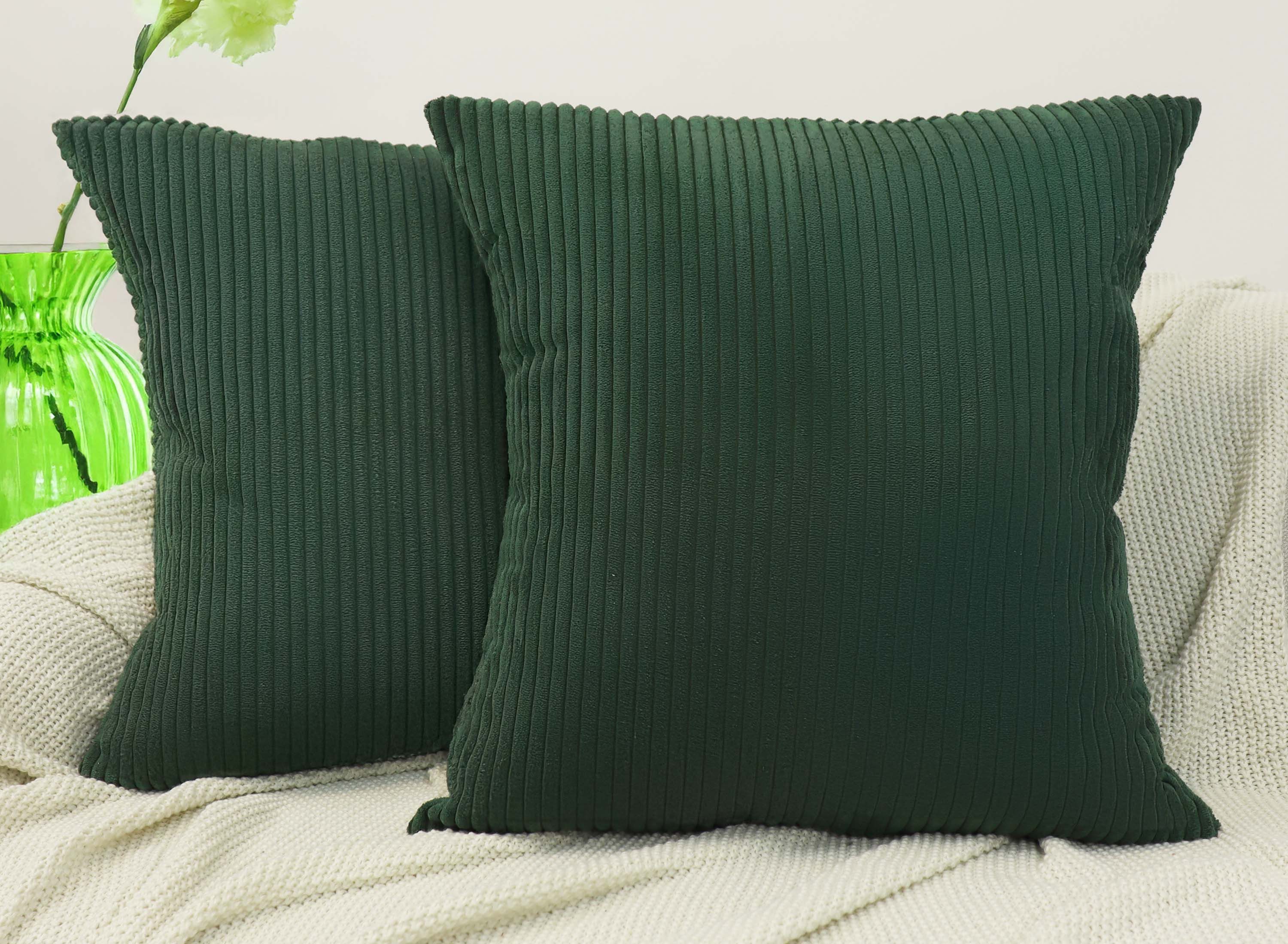 Amilian Dekokissen mit Füllung und Kissenbezug - 2er Set - Kissen, Zierkissen, Sofakissen, (2 Stück), Kopfkissen, Kuschelkissen, Couchkissen mit Kissenfüllung