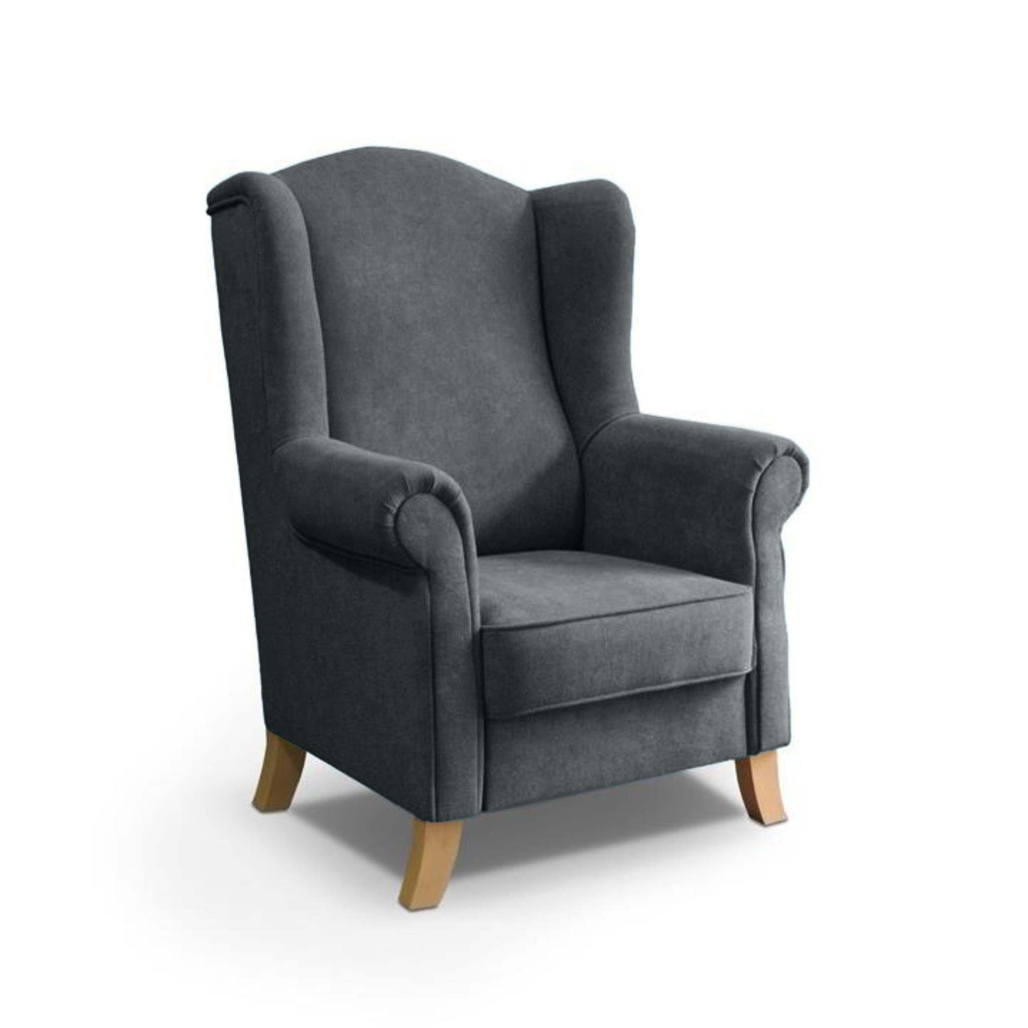 Beautysofa Ohrensessel Sessel Wohnzimmersessel Fernsehsessel LEONARDO günstig online kaufen
