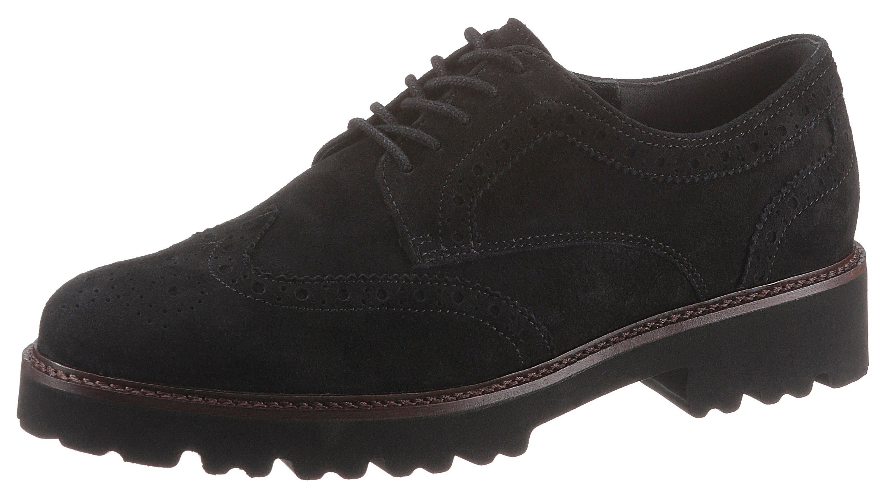 Gabor Schnürschuh mit dezenter Lyralochung, Freizeitschuh, Halbschuh, Schnü günstig online kaufen