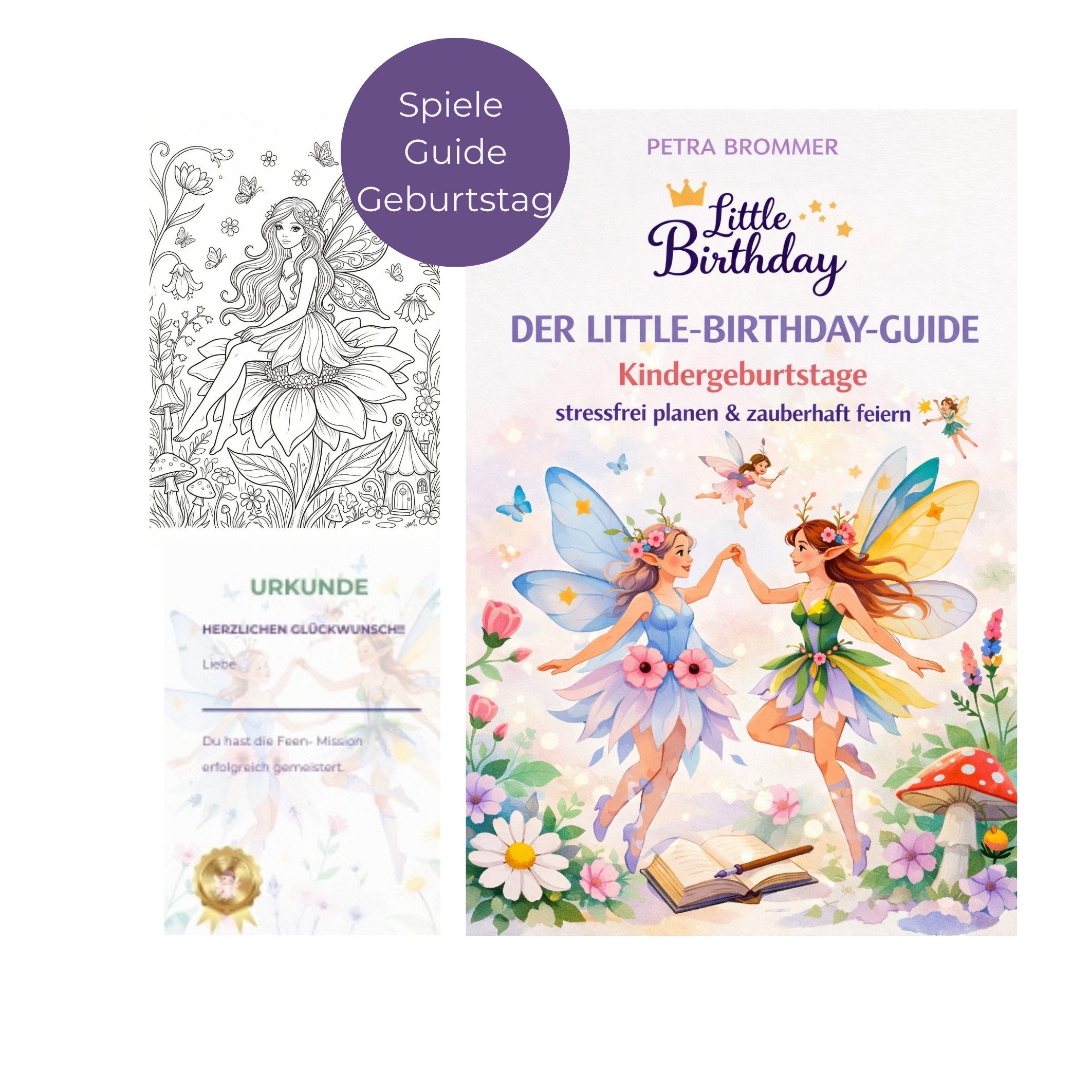 little Birthday Papierdekoration Guide: Kindergeburtstage stressfrei planen & zauberhaft feiern, Fee