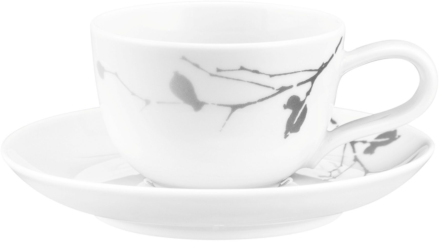 Seltmann Weiden Untertasse Liberty - Dark Rose Hip, (1 St), Espressountertasse 12 cm