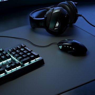 Titanwolf Gaming Mauspad, Übergröße Gaming Mousepad 1000x400mm, XXXL große Tischunterlage