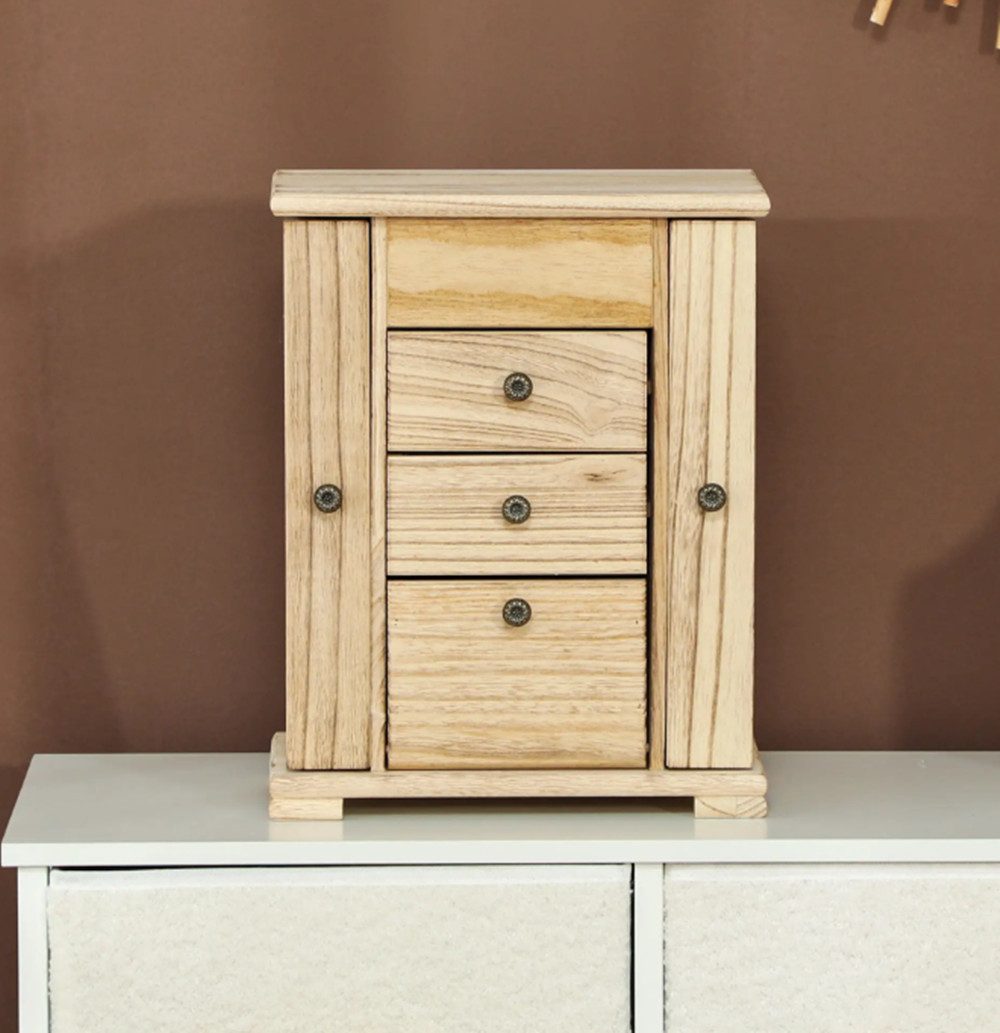 XDeer Schmuckschrank Schmuckbox,Schmuckschatulle, 4-stufiges Layout integri günstig online kaufen