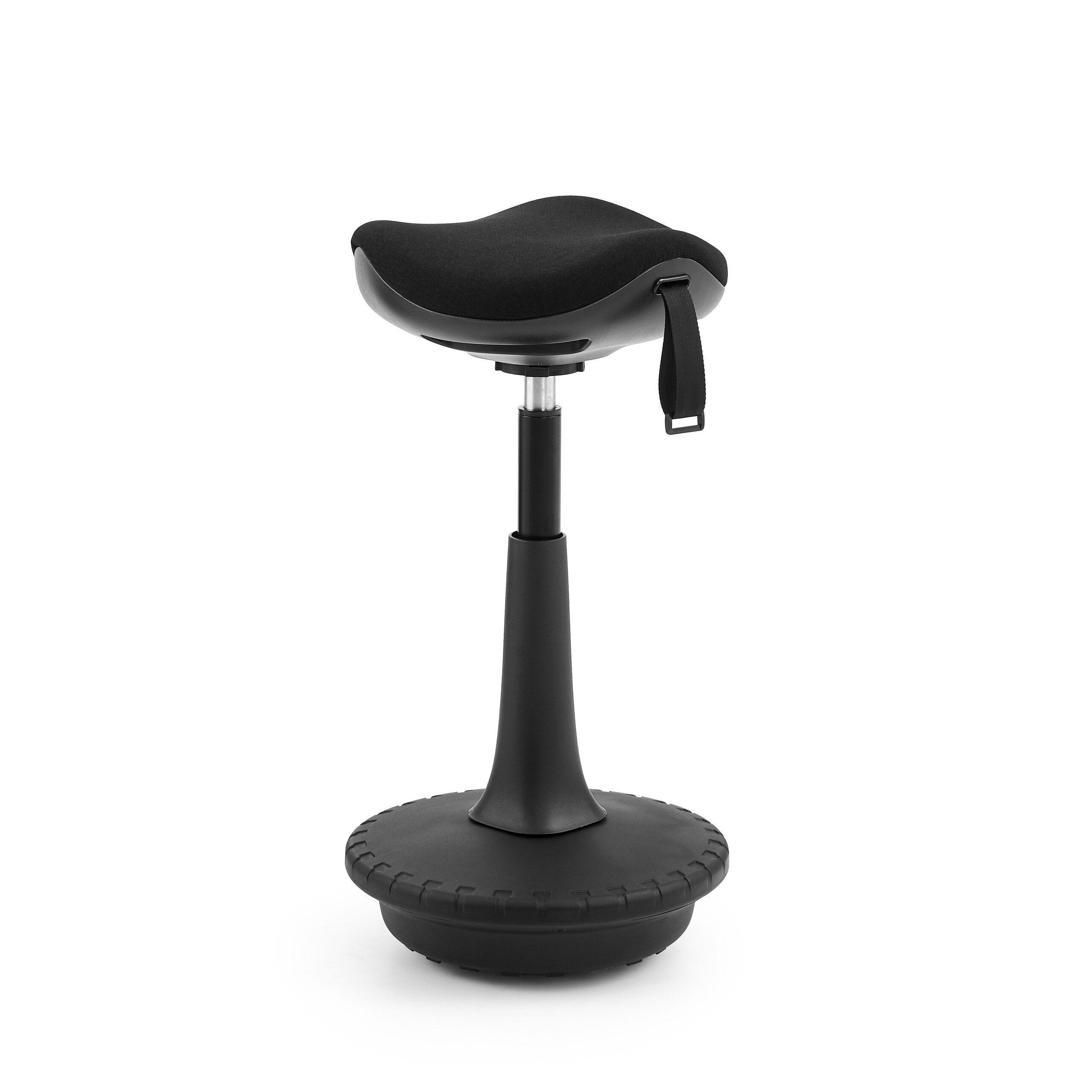 hjh OFFICE Stehhilfe Stehhilfe Balance Sit Ergo Stoff ohne Armlehnen, Hocker