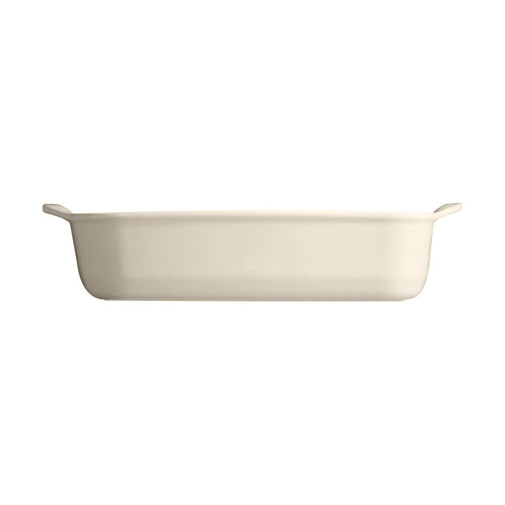 Emile Henry Auflaufform Gratinform 29x19 cm Ultime Argile, Keramik, 1,6l, Made in France, Keramik, mikrow.- & spülm.sicher, beige