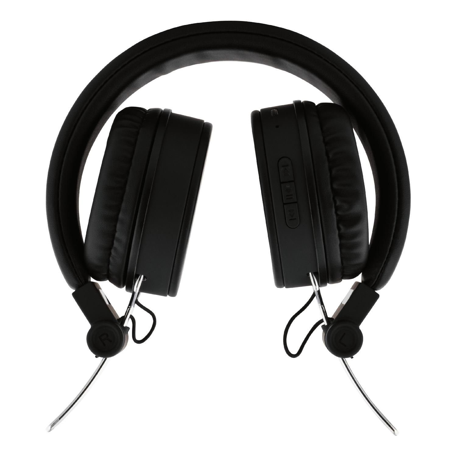 5 schwarz 22Std Jahre Kopfhörer AUX On-Ear (integriertes inkl. STREETZ Bluetooth Kabel faltbar Freisprecheinrichtung Kopfhörer Spielzeit bis Herstellergarantie) Mikrofon, Bluetooth, zu