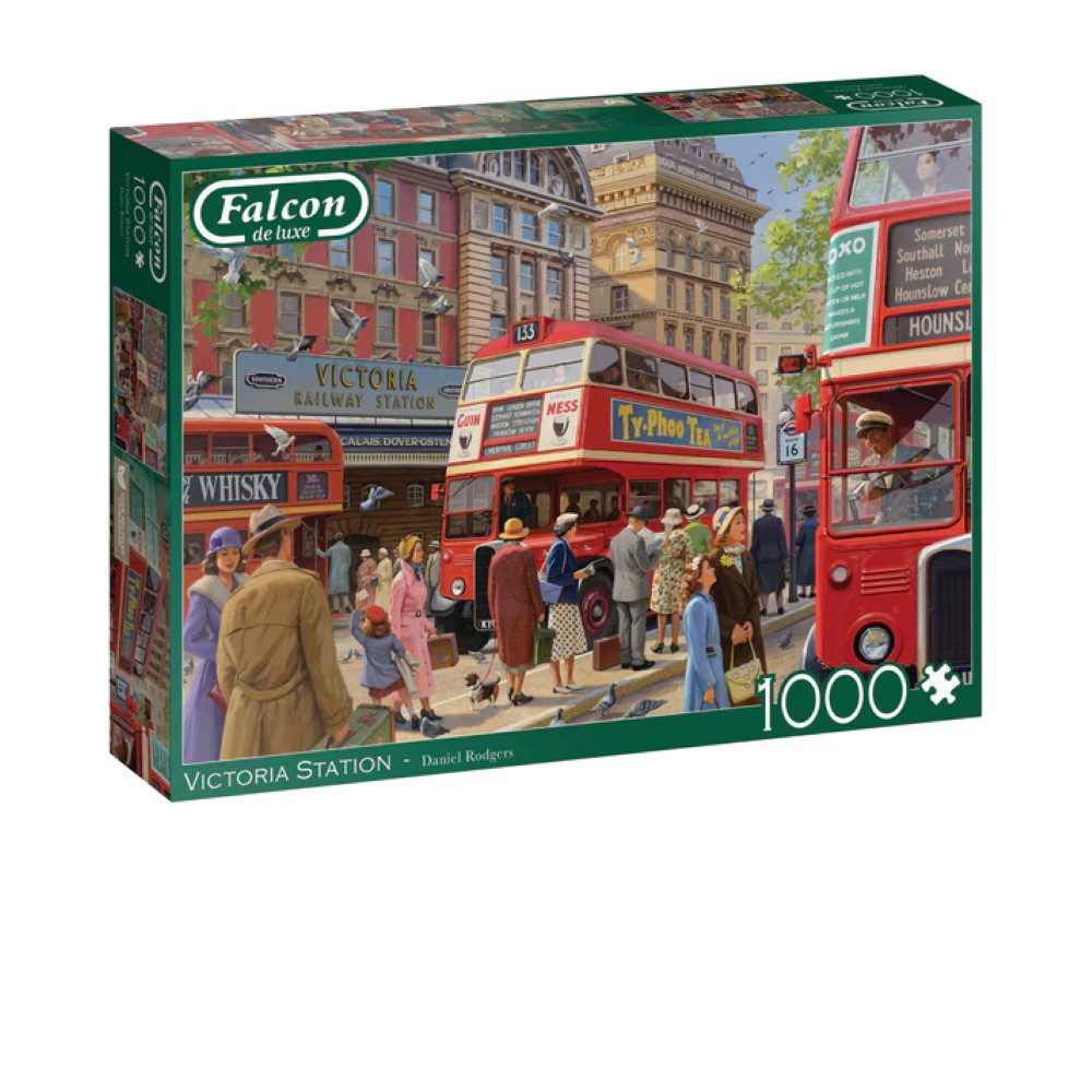 Jumbo Spiele Puzzle Victoria Station 1000 Teile Puzzle, 1000 Puzzleteile, Made in Europe