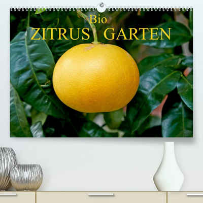 CALVENDO Wandkalender Bio Zitrus Garten (Premium, hochwertiger DIN A2 Wandkalender 2023, Kunstdruck in Hochglanz)